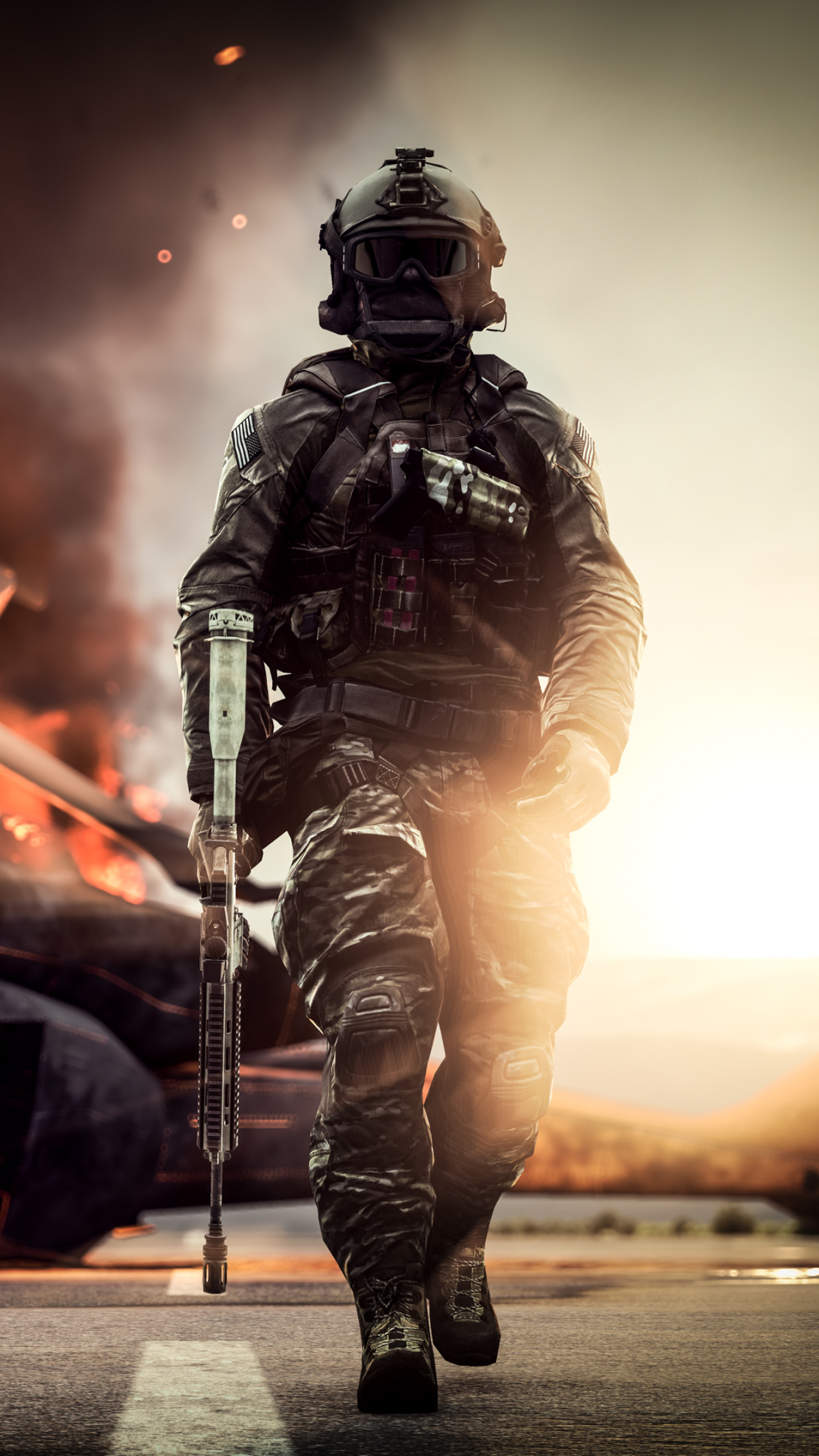 Baixar papel de parede para celular de Arma, Campo De Batalha, Soldado, Videogame, Battlefield 4 gratuito.