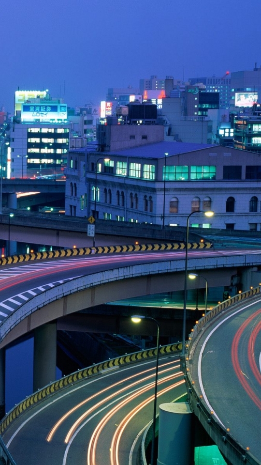 Скачать картинку Города, Токио, Сделано Человеком, Промежуток Времени, Замедленная Киносъёмка в телефон бесплатно.