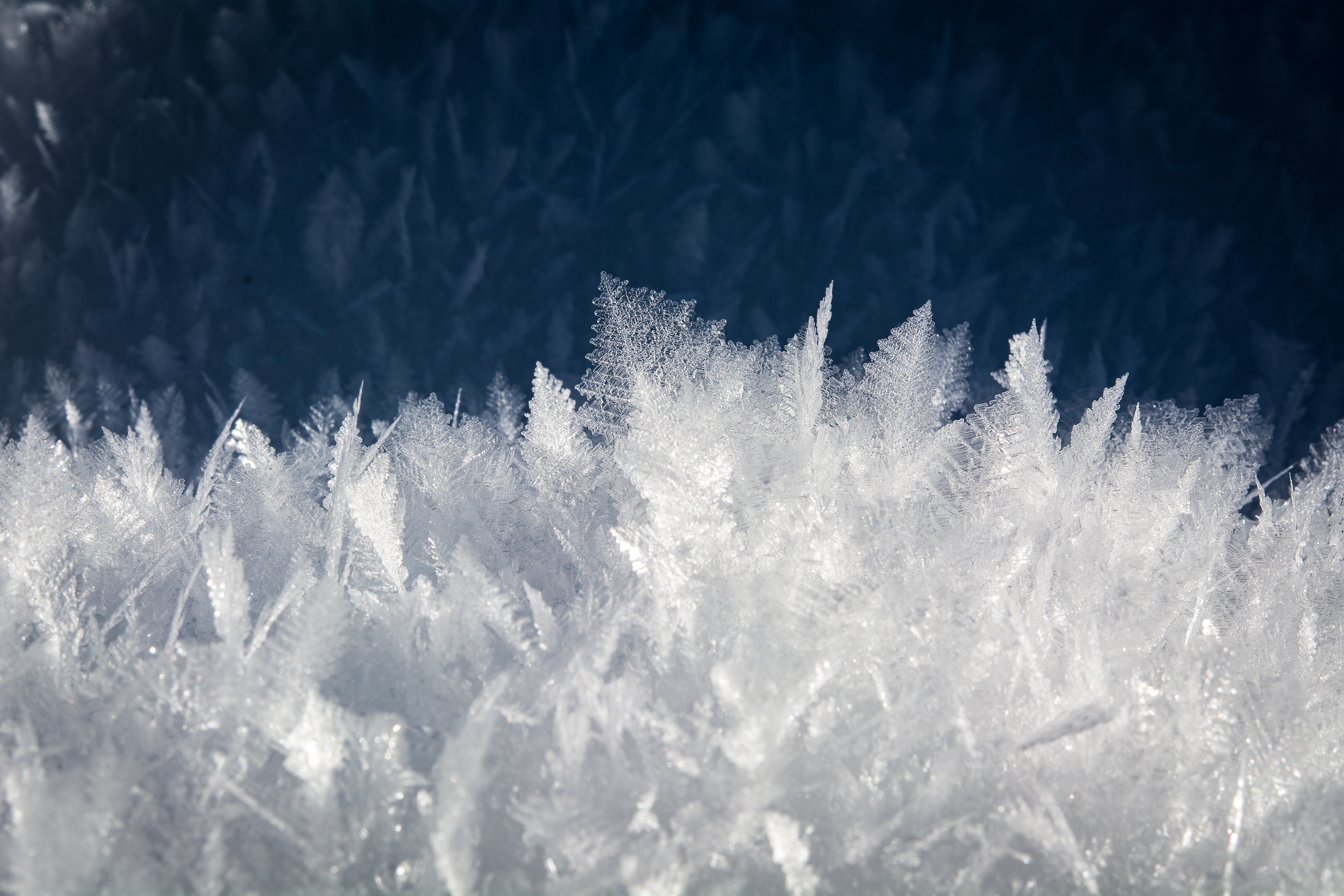Download mobile wallpaper Ice, Macro, Earth, Frost, Snowflake for free.