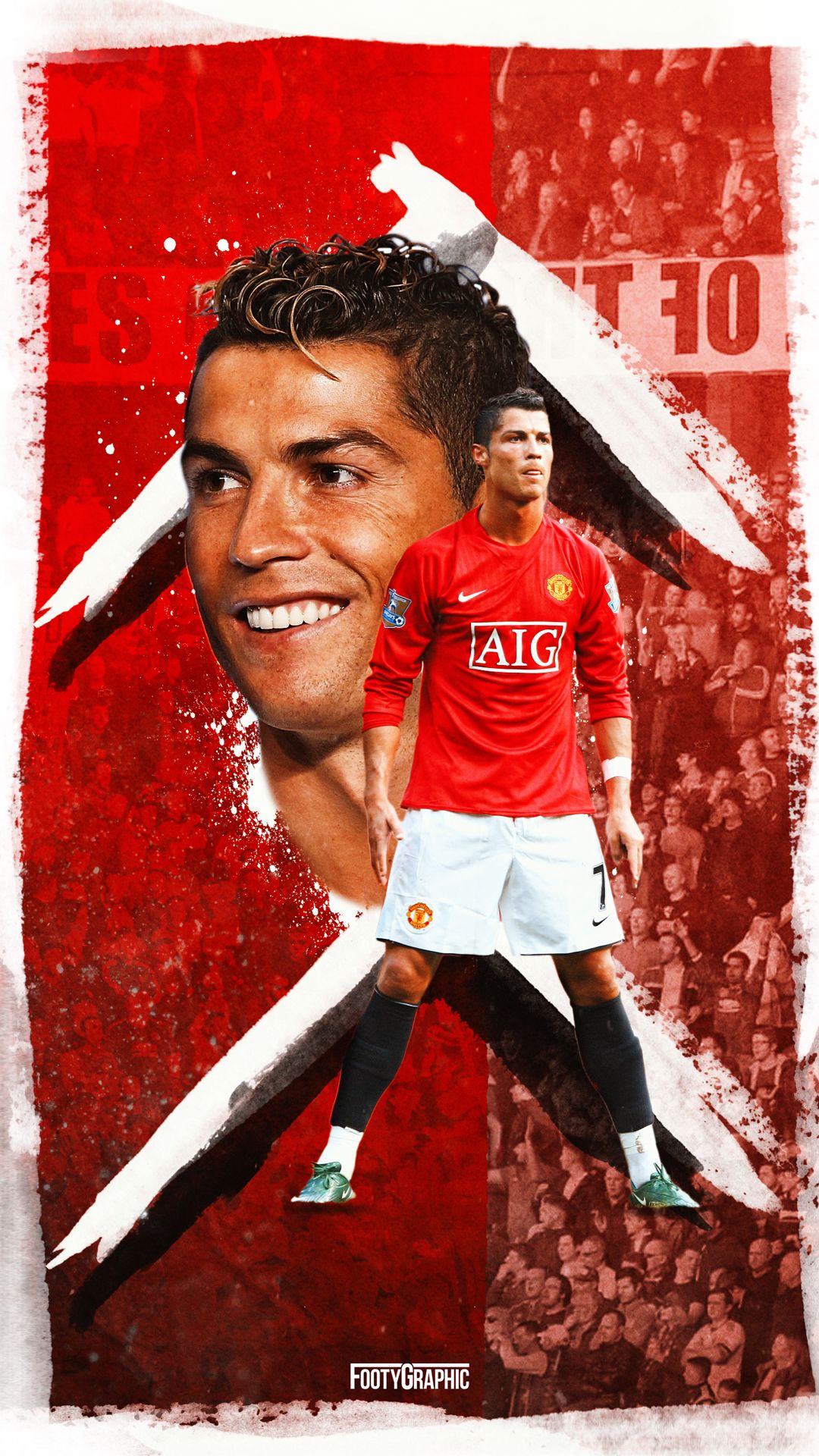 Download mobile wallpaper Sports, Cristiano Ronaldo, Soccer, Portuguese, Manchester United F C for free.