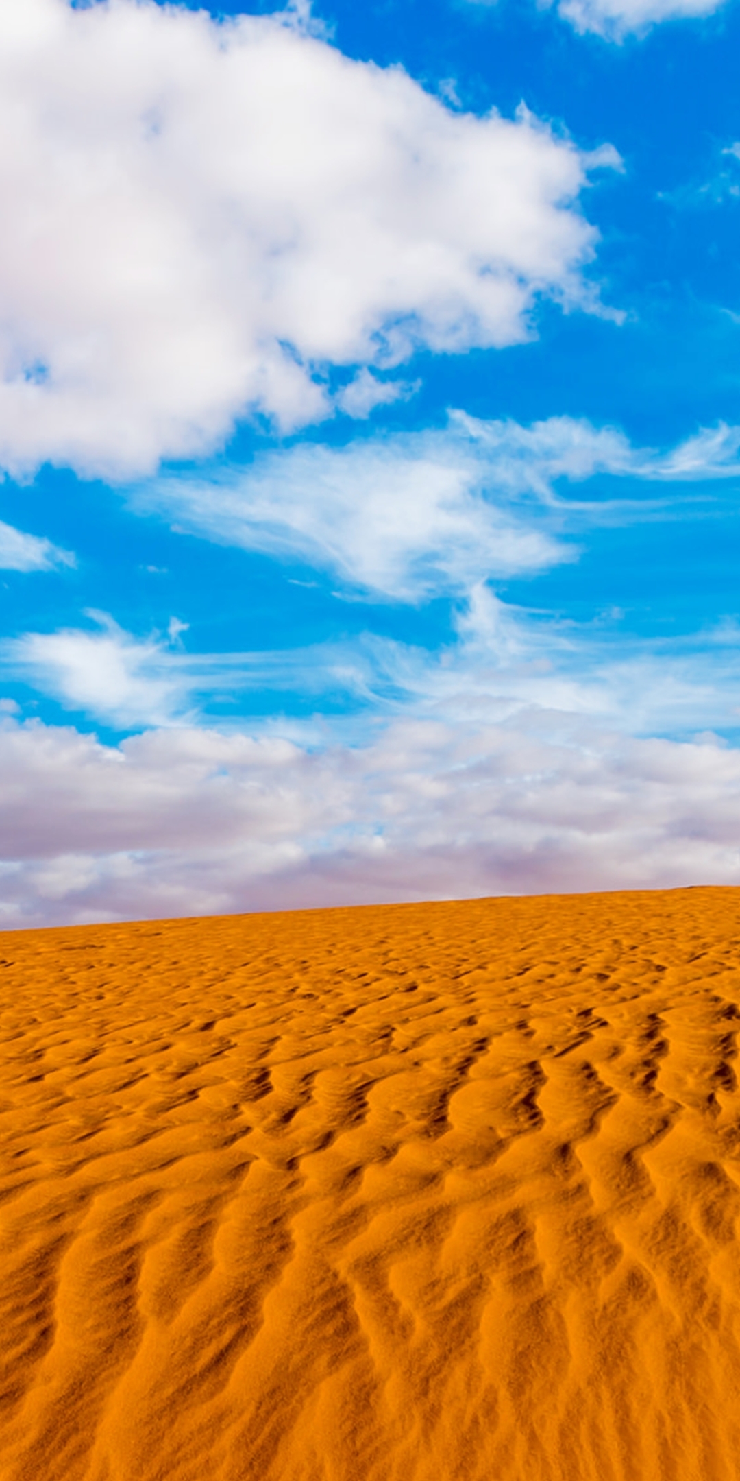 Скачать картинку Небо, Песок, Пустыня, Дюна, Сахара, Африка, Алжир, Земля/природа в телефон бесплатно.