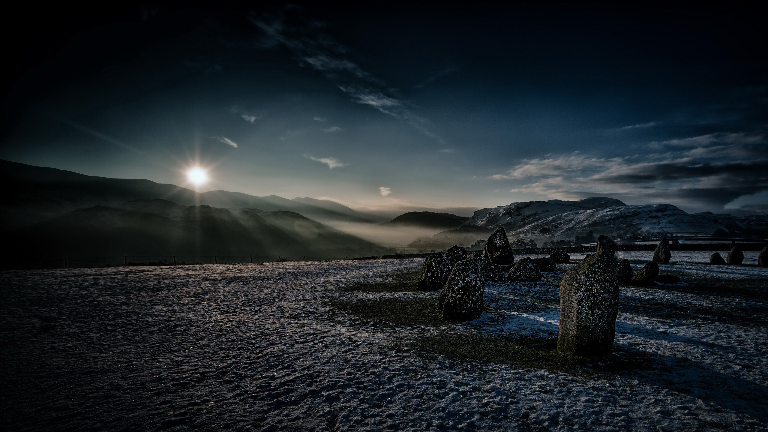 Free download wallpaper Landscape, Nature, Snow, Mountain, Sunrise, Earth, Stone, Sunbeam on your PC desktop