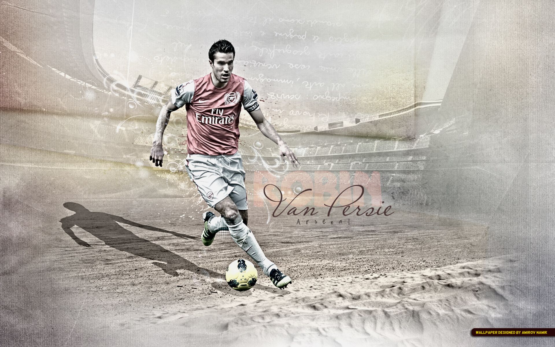 Download mobile wallpaper Sports, Soccer, Arsenal F C, Robin Van Persie for free.