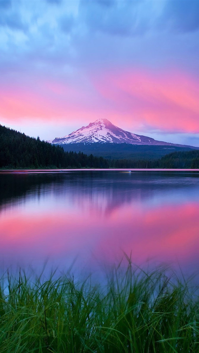 Descarga gratuita de fondo de pantalla para móvil de Cielo, Montaña, Lago, Tierra, Atardecer, Tierra/naturaleza.