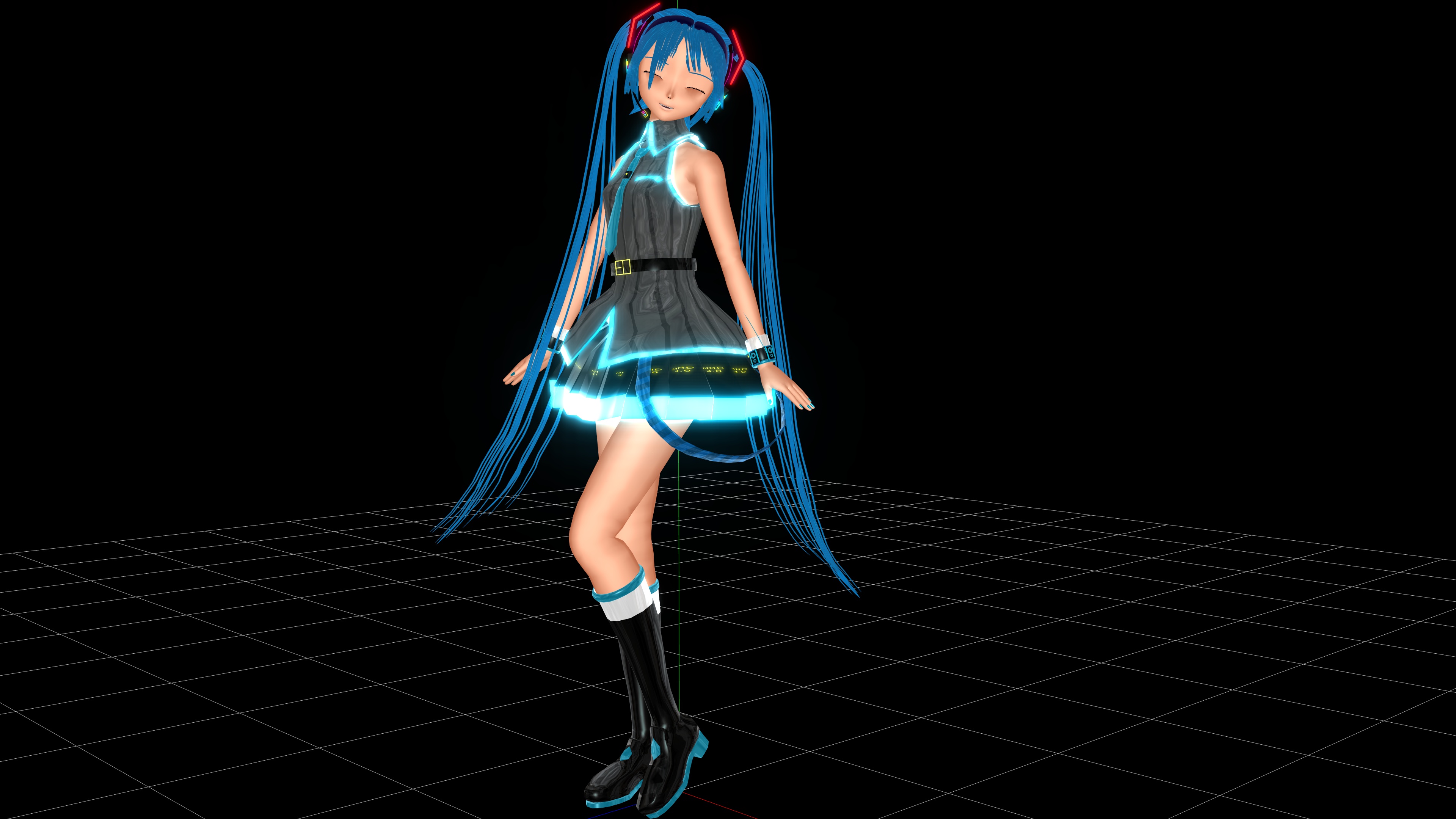 Descarga gratuita de fondo de pantalla para móvil de Vocaloid, Animado, Pelo Azul, Hatsune Miku.