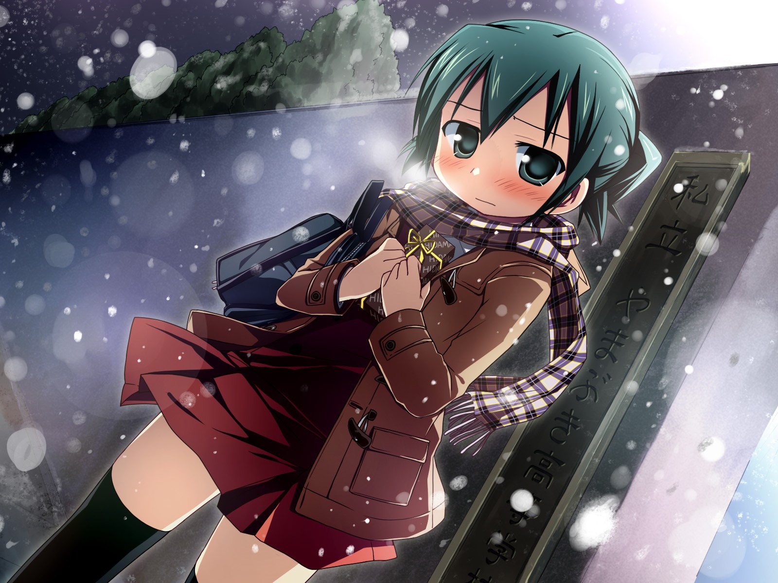 Laden Sie das Schnee, Animes, Hidamari Sketch-Bild kostenlos auf Ihren PC-Desktop herunter