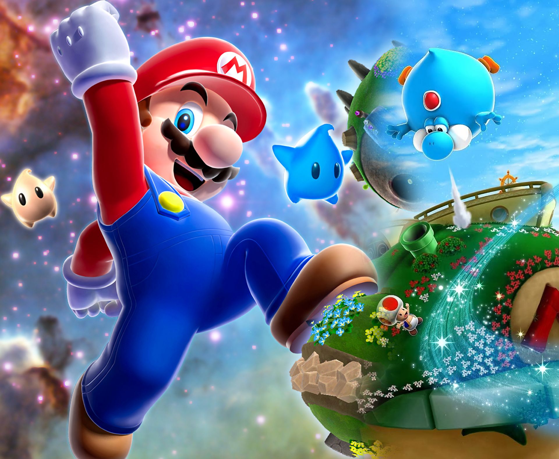 Los mejores fondos de pantalla de Super Mario Galaxy 2 para la pantalla del teléfono