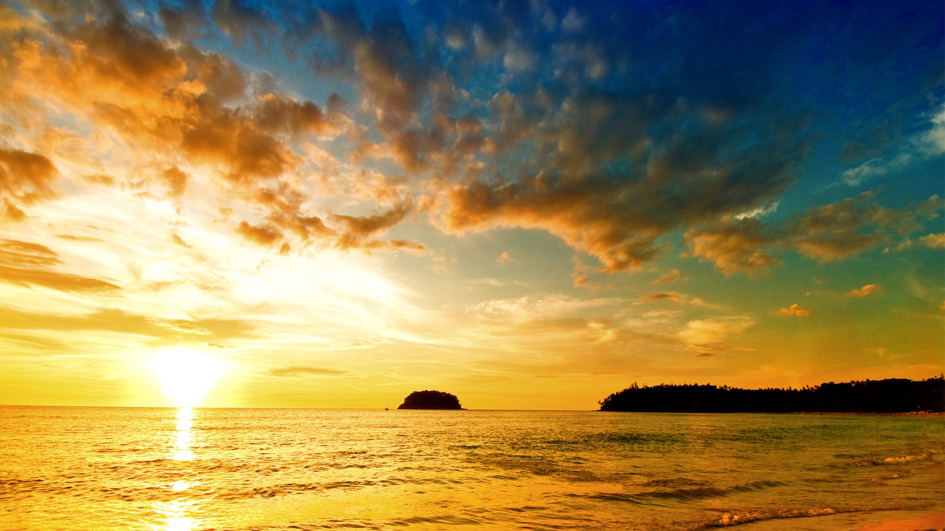 Baixe gratuitamente a imagem Pôr Do Sol, Céu, Mar, Sol, Horizonte, Oceano, Nuvem, Terra/natureza na área de trabalho do seu PC