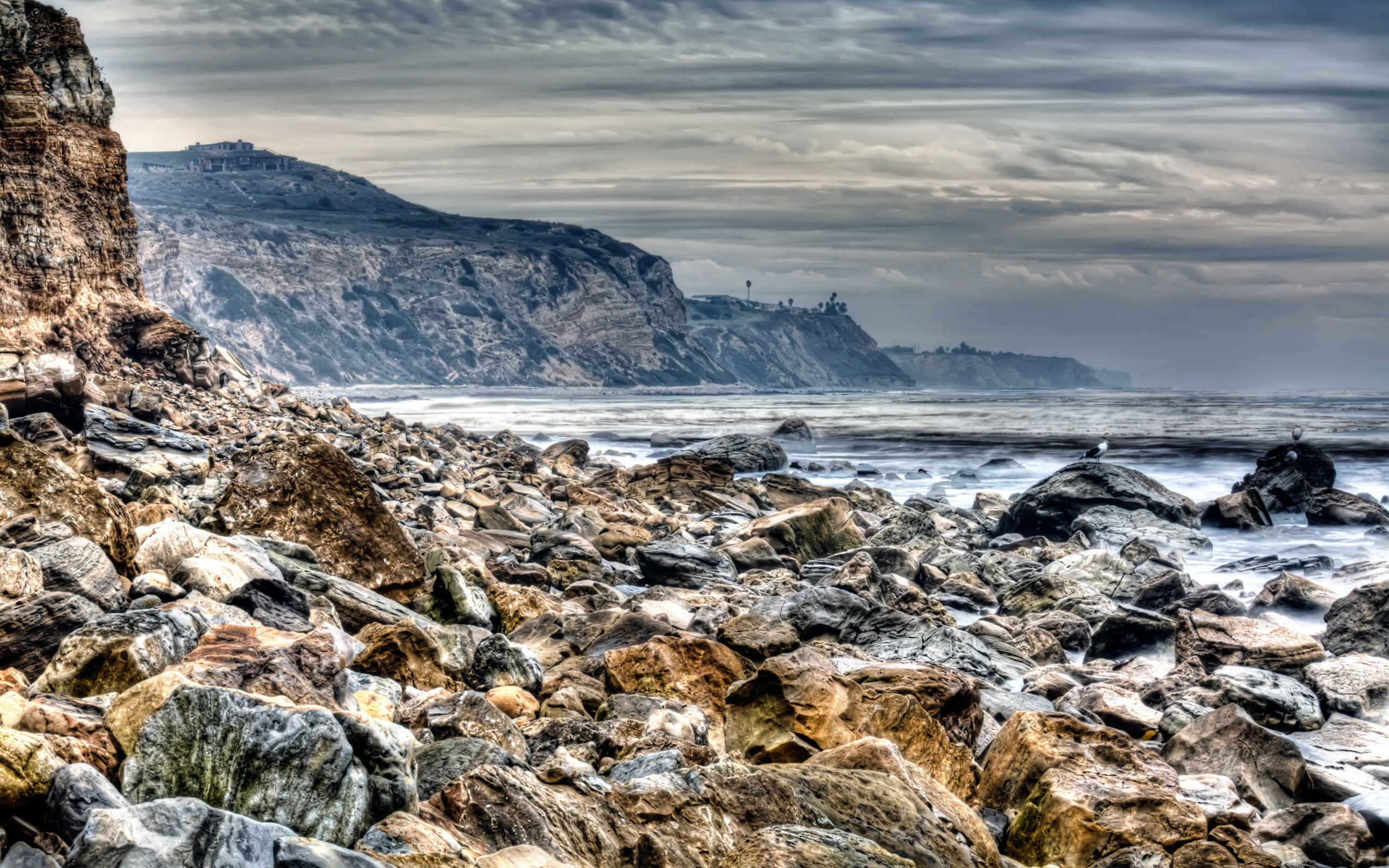 Free download wallpaper Beach, Earth, Cliff, Hdr, California, Palos Verdes on your PC desktop