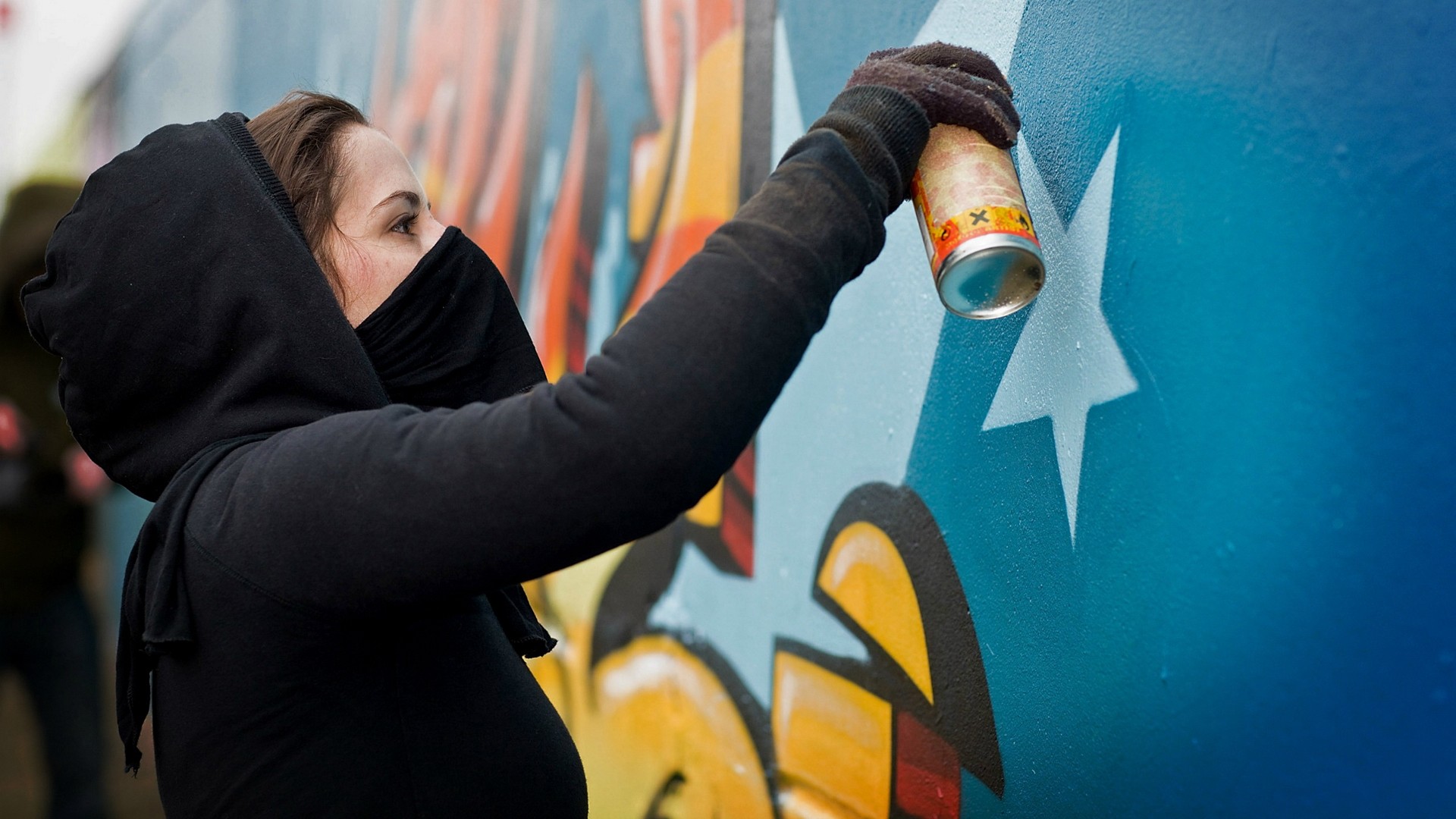 Handy-Wallpaper Graffiti, Künstlerisch, Anarchie kostenlos herunterladen.