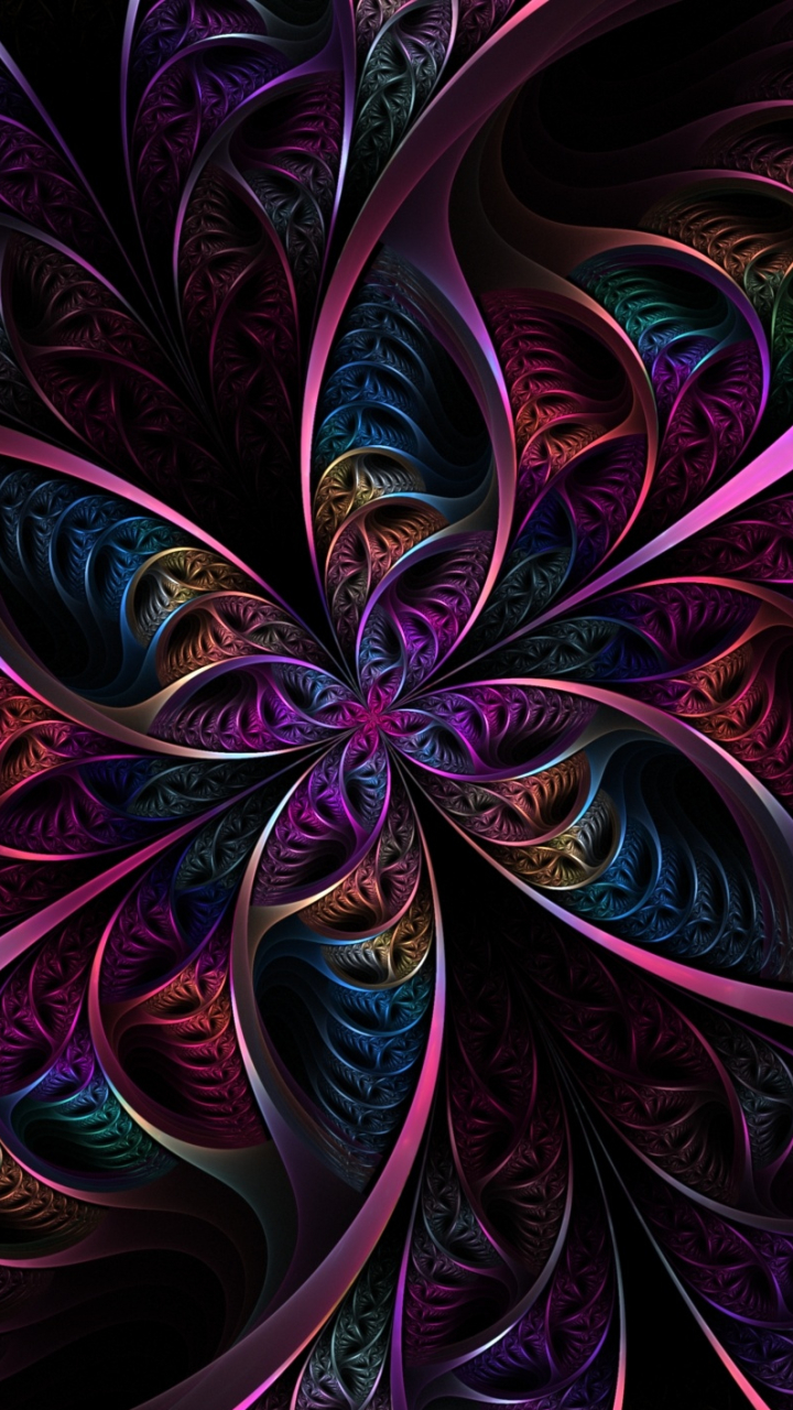 Download mobile wallpaper Abstract, Fractal, Colorful for free.