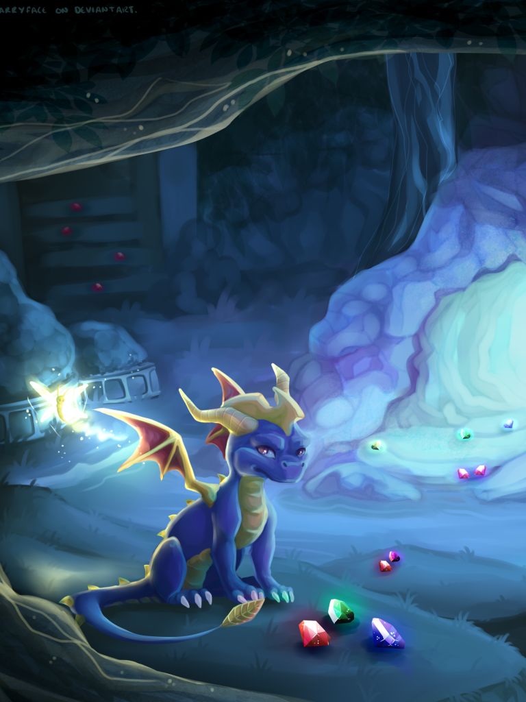Baixar papel de parede para celular de Videogame, Spyro (Personagem), Spyro The Dragon, Sparx A Libélula gratuito.