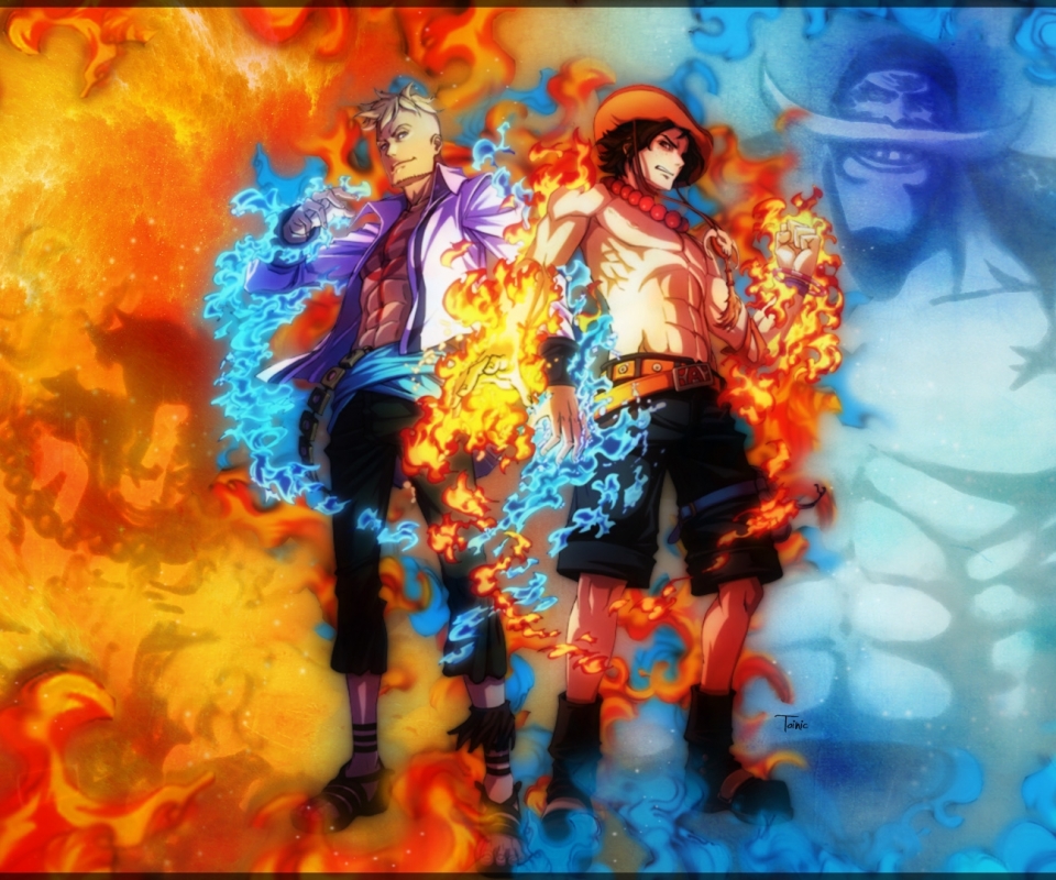 Baixar papel de parede para celular de Anime, Portgas D Ace, One Piece, Eduardo Newgate, Marco (One Piece) gratuito.