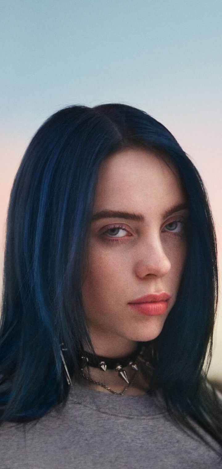 Handy-Wallpaper Musik, Billie Eilish kostenlos herunterladen.