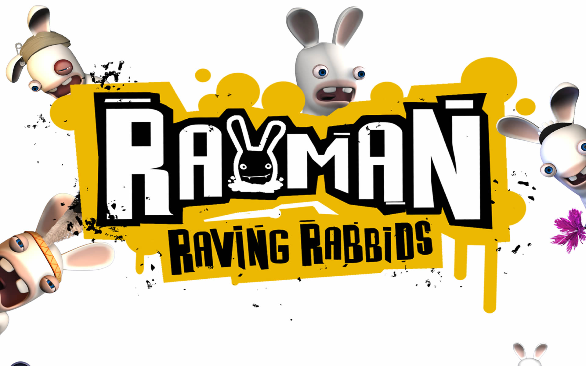487426 скачать обои видеоигры, rayman raving rabbids, рэйман - заставки и картинки бесплатно