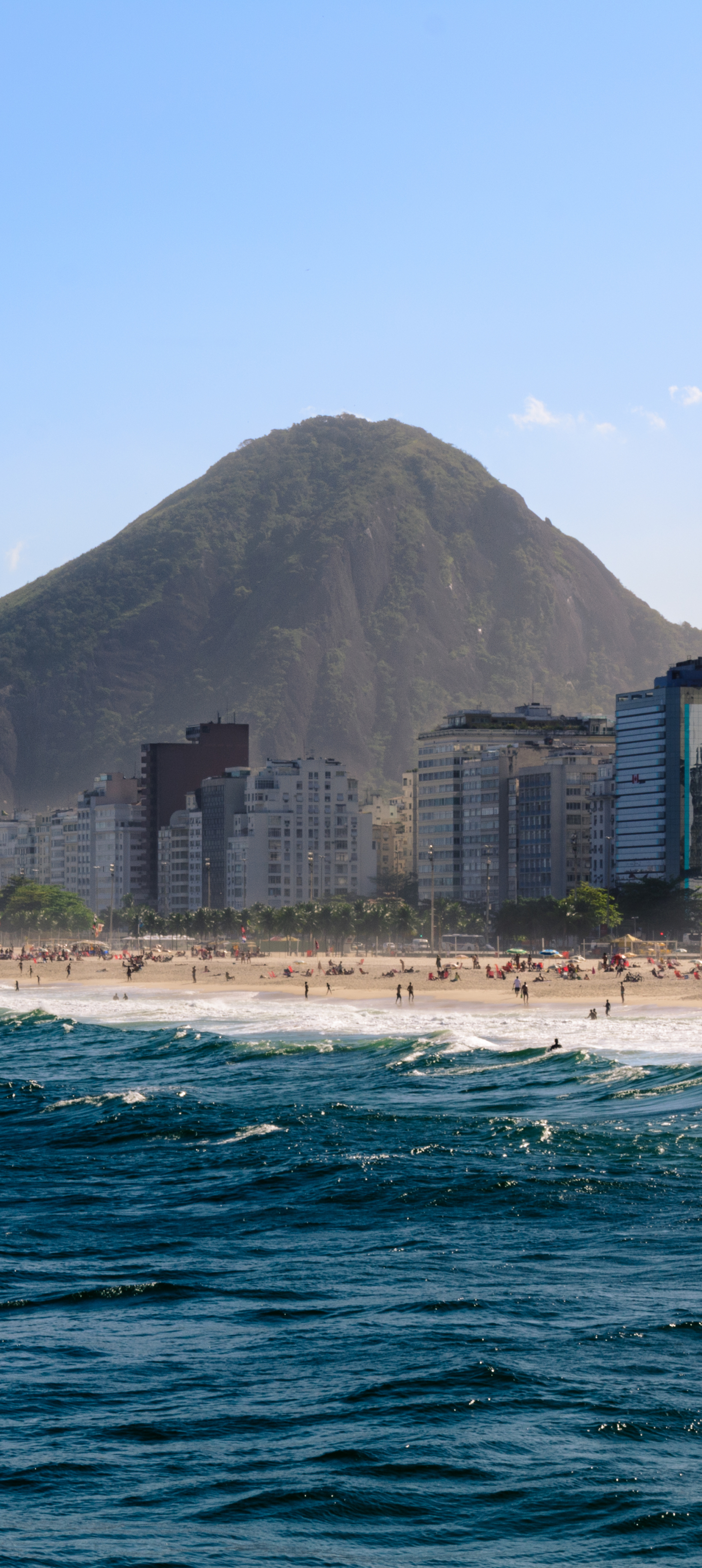 Download mobile wallpaper Cities, Beach, Rio De Janeiro, Brazil, Man Made, Copacabana for free.
