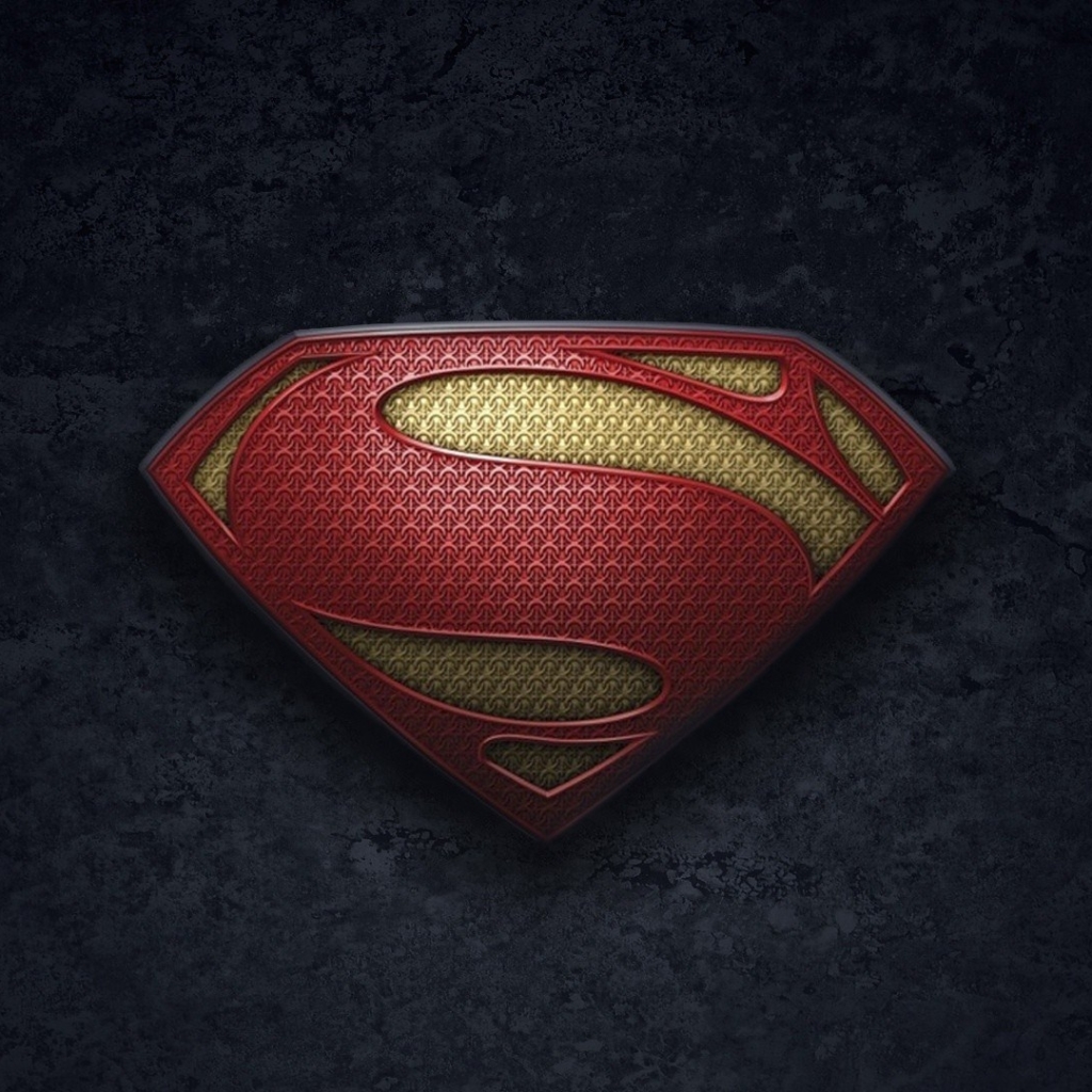 Скачати мобільні шпалери Супермен, Людина Зі Сталі, Фільм, Логотип Супермена безкоштовно.