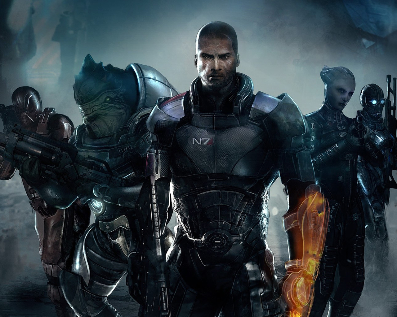 Download mobile wallpaper Mass Effect, Games for free.
