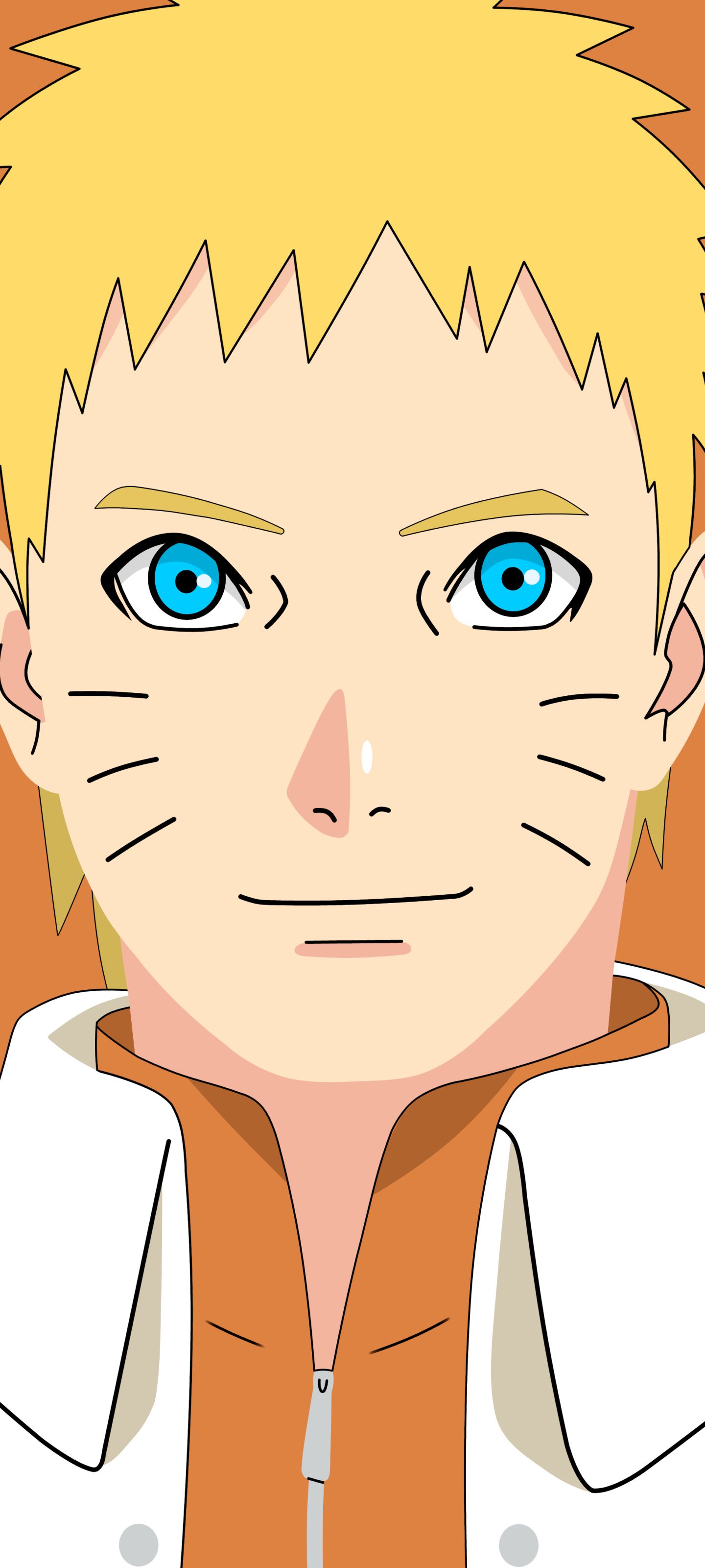 Baixar papel de parede para celular de Anime, Naruto, Olhos Azuis, Minimalista, Naruto Uzumaki, Hokage (Naruto), Boruto, Boruto (Anime), Boruto: Naruto Next Generations gratuito.