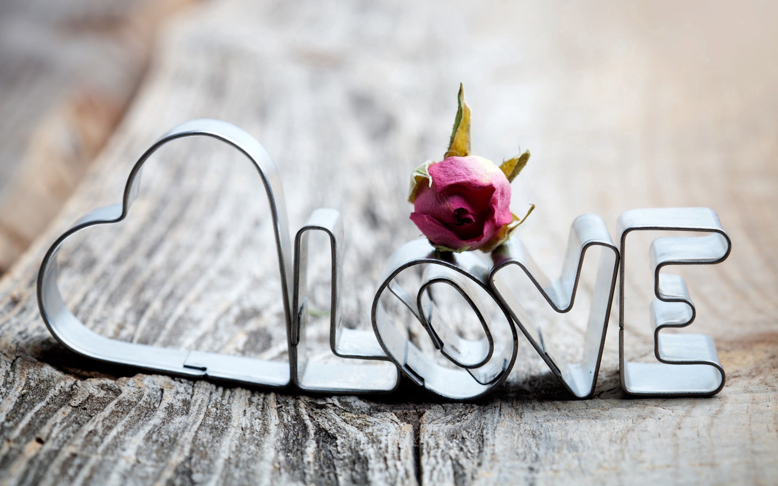 Laden Sie das Die Wörter, Wörter, Herzen, Metall, Ein Herz, Liebe-Bild kostenlos auf Ihren PC-Desktop herunter