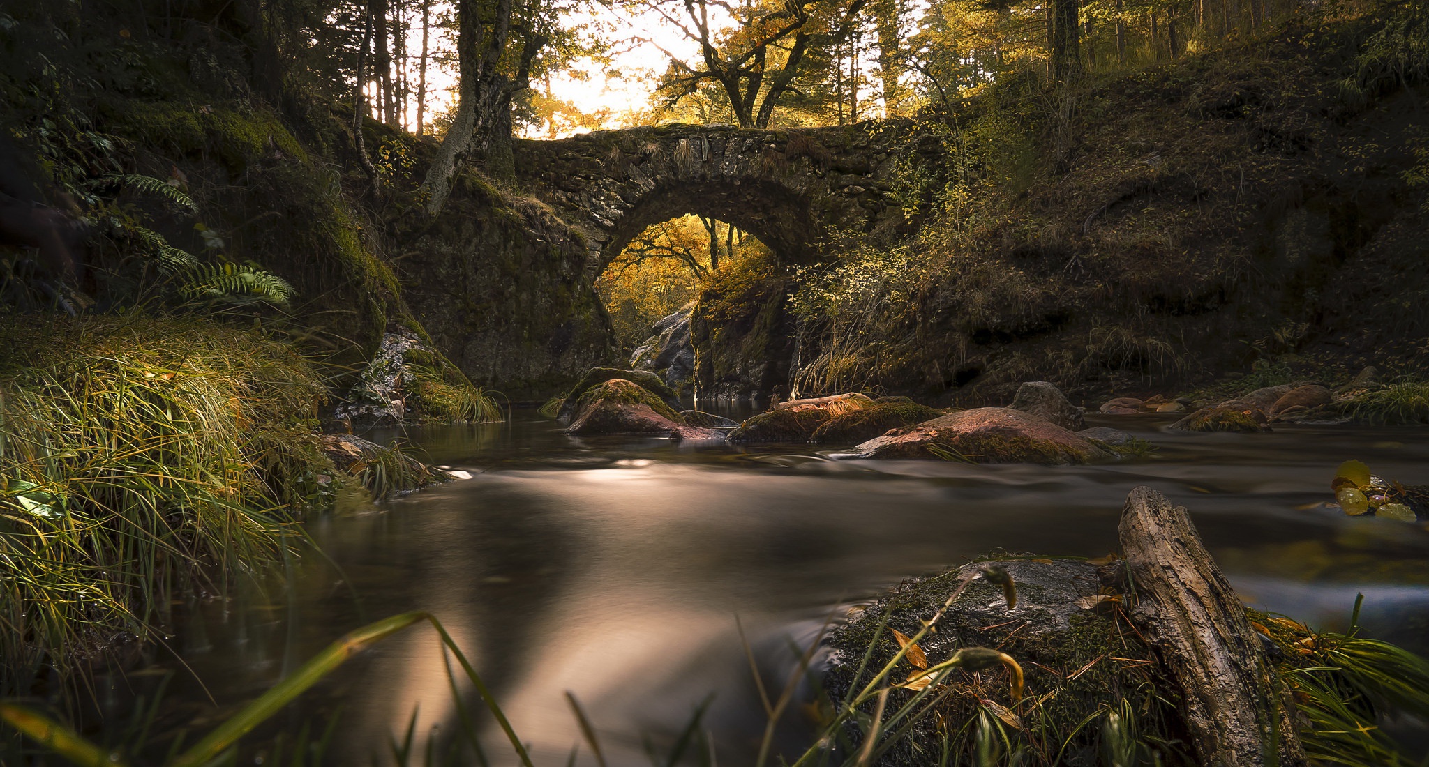 Free download wallpaper Nature, Bridges, Bridge, River, Man Made on your PC desktop