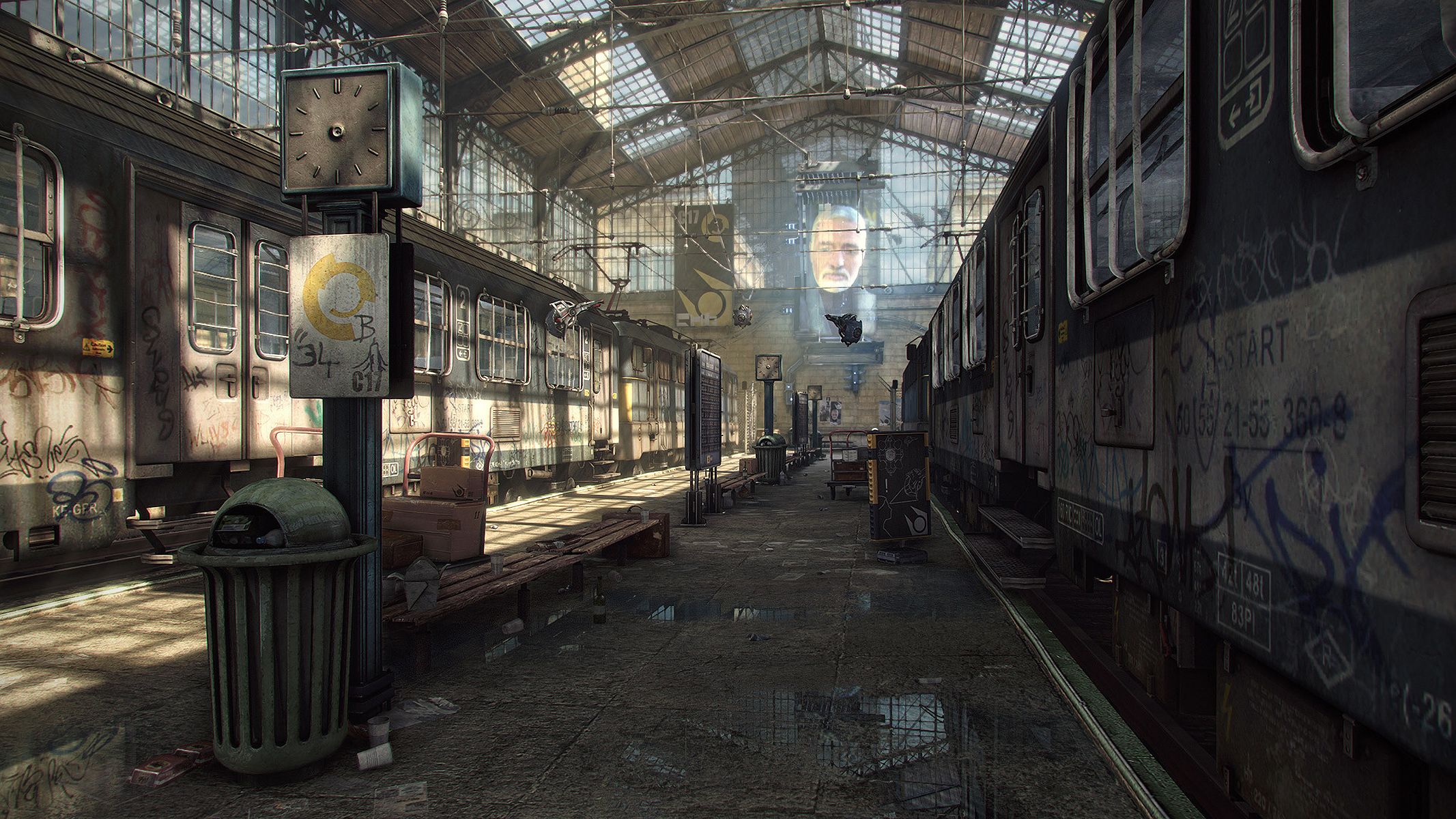 Скачать картинку Железнодорожная Станция, Видеоигры, Период Полураспада, Half Life 2 в телефон бесплатно.