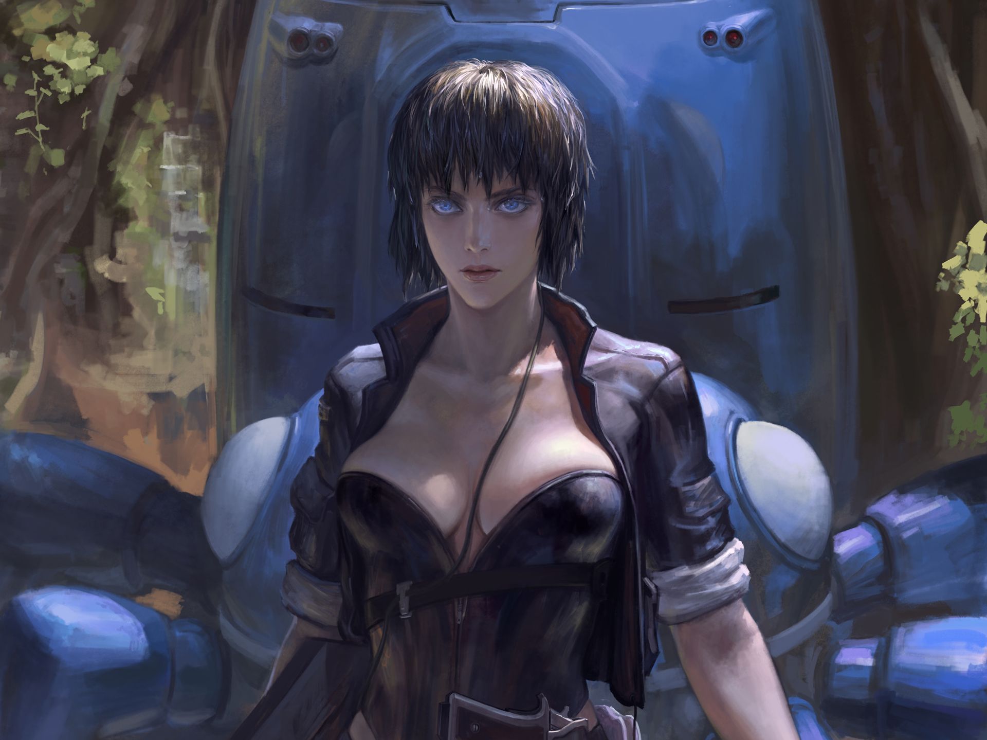  Ghost In The Shell Lock Screen PC Wallpaper