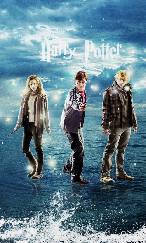 Download mobile wallpaper Harry Potter, Movie, Hermione Granger, Ron Weasley for free.