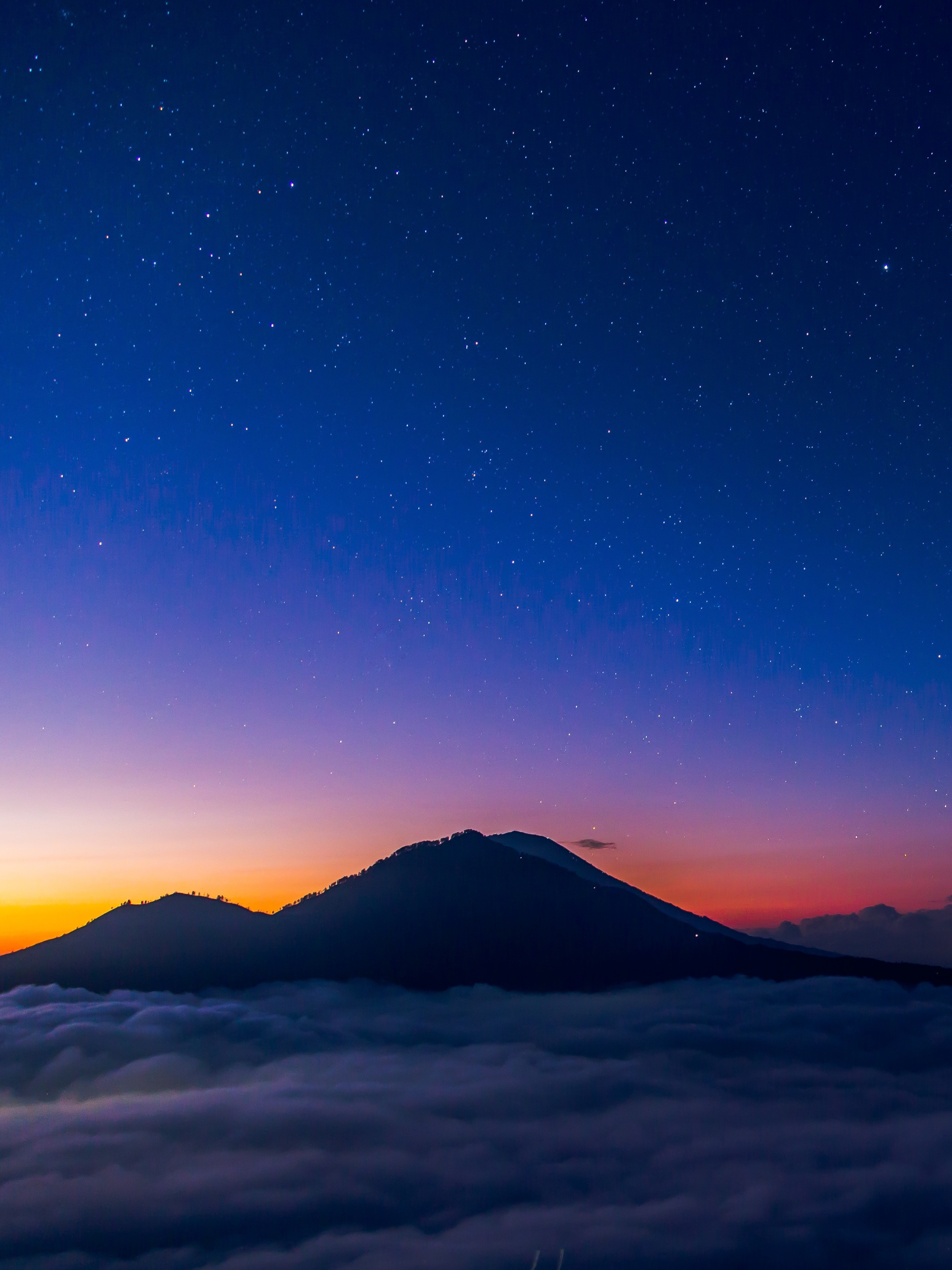 無料モバイル壁紙自然, 山, 地球, 出演者, 夜, 空, クラウドをダウンロードします。