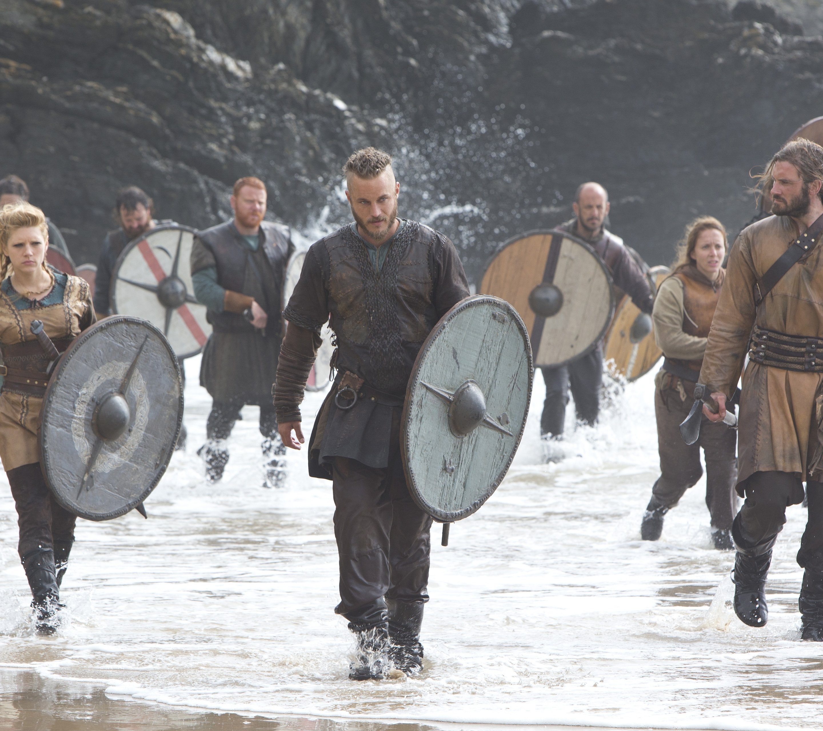 Download mobile wallpaper Shield, Tv Show, Vikings (Tv Show), Vikings, Lagertha (Vikings) for free.