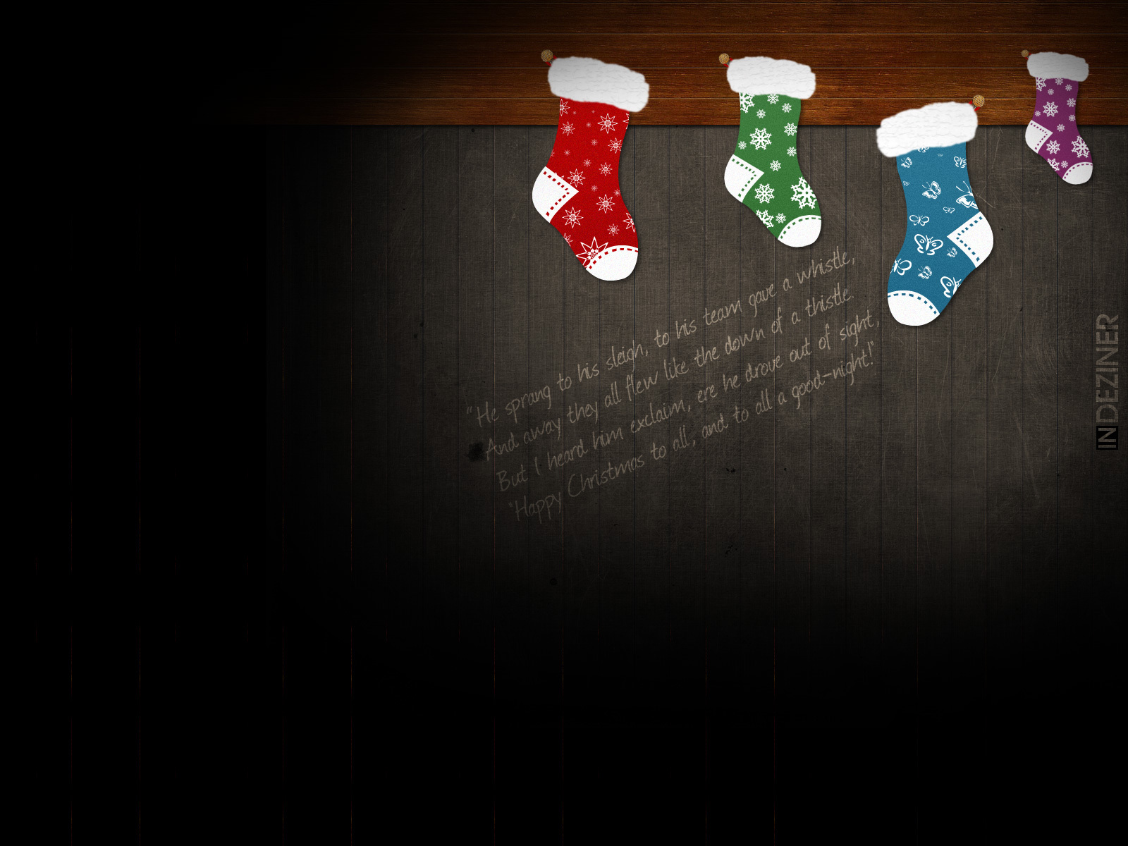 christmas xmas, holidays, background, new year, black desktop HD wallpaper