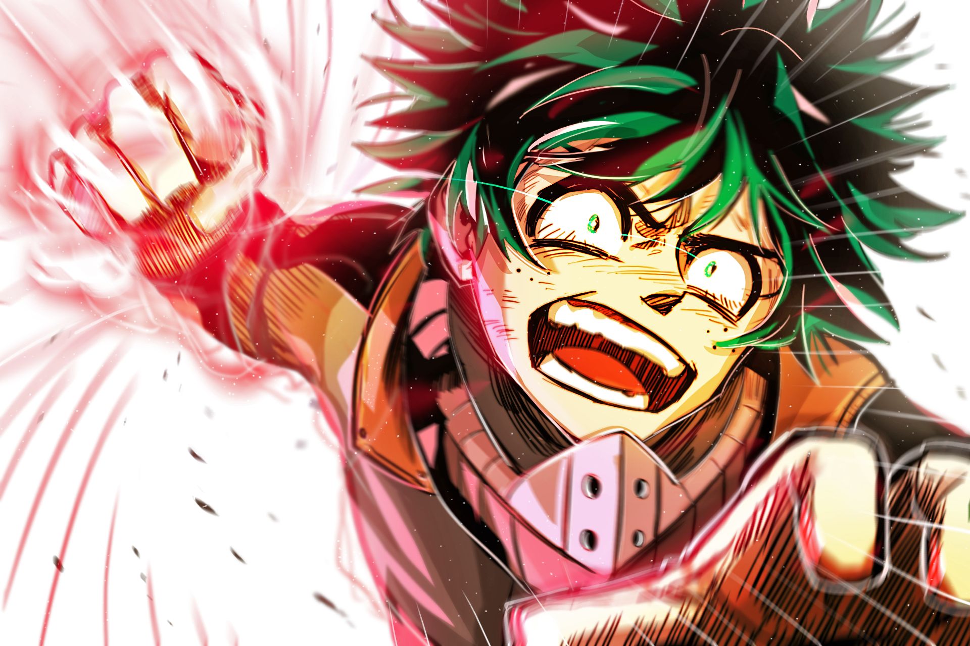 Handy-Wallpaper Animes, Izuku Midoriya, Boku No Hero Academia kostenlos herunterladen.