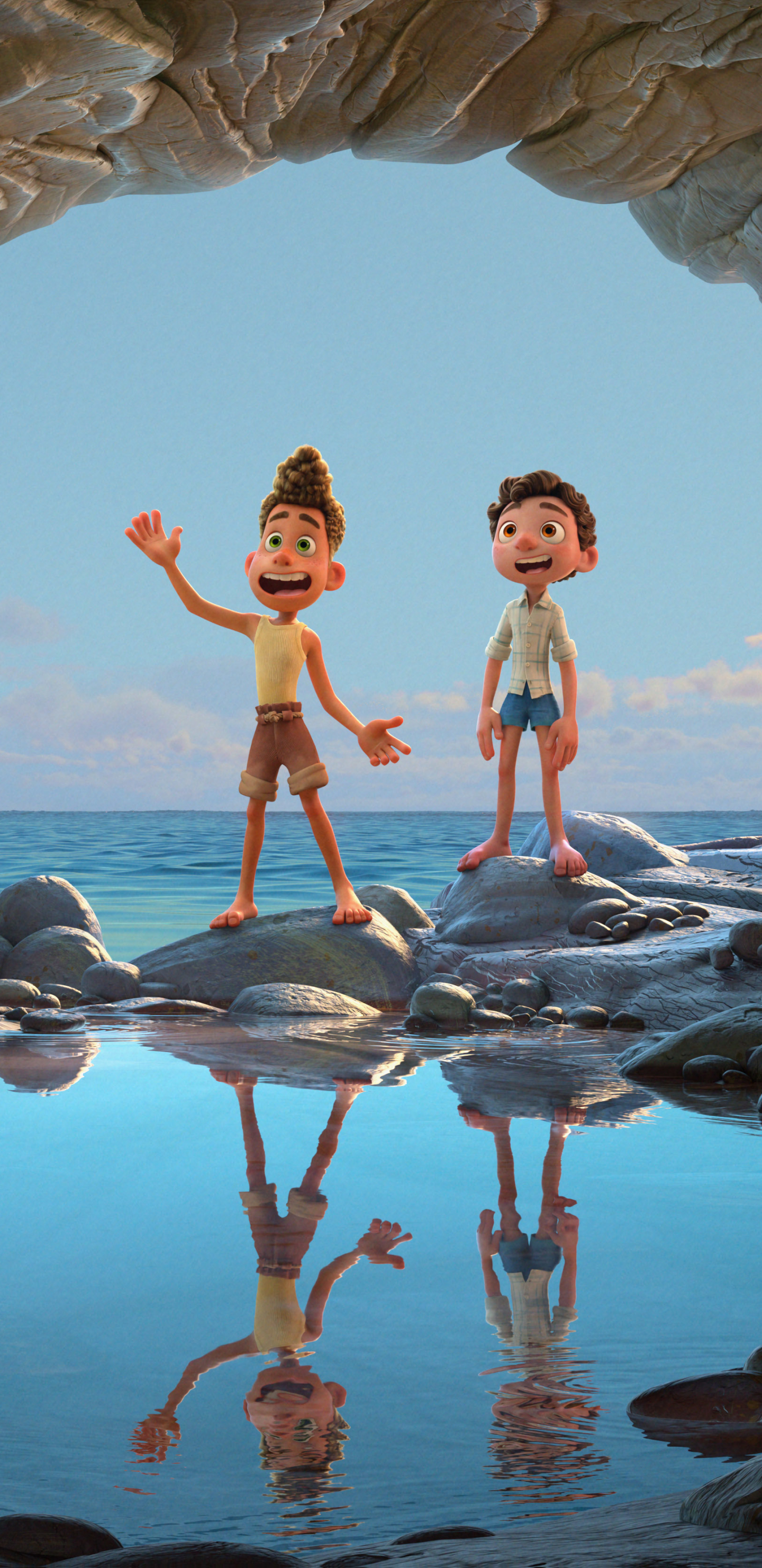 Download mobile wallpaper Movie, Pixar, Luca Paguro, Luca, Alberto Scorfano for free.