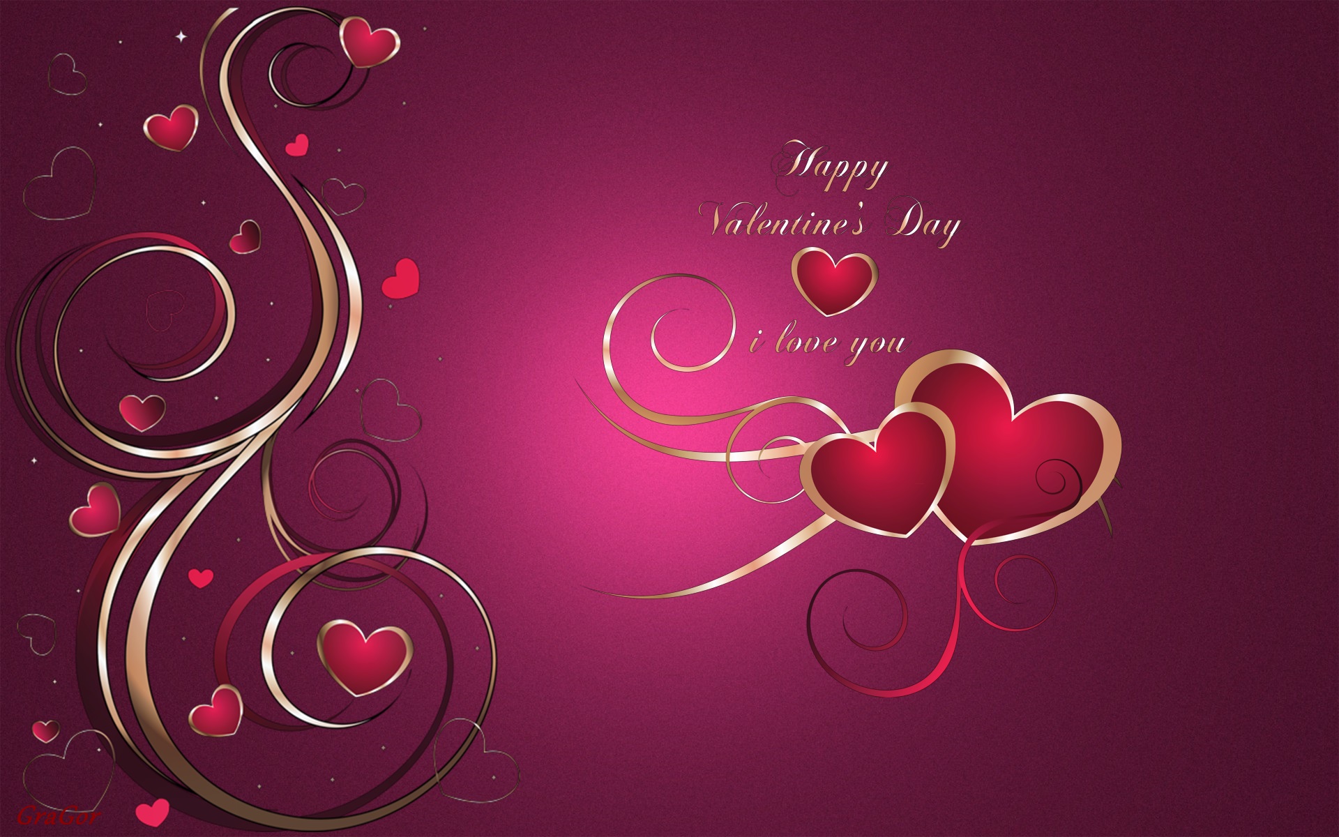 Скачать обои бесплатно Любовь, Сердце, День Святого Валентина, Праздничные картинка на рабочий стол ПК