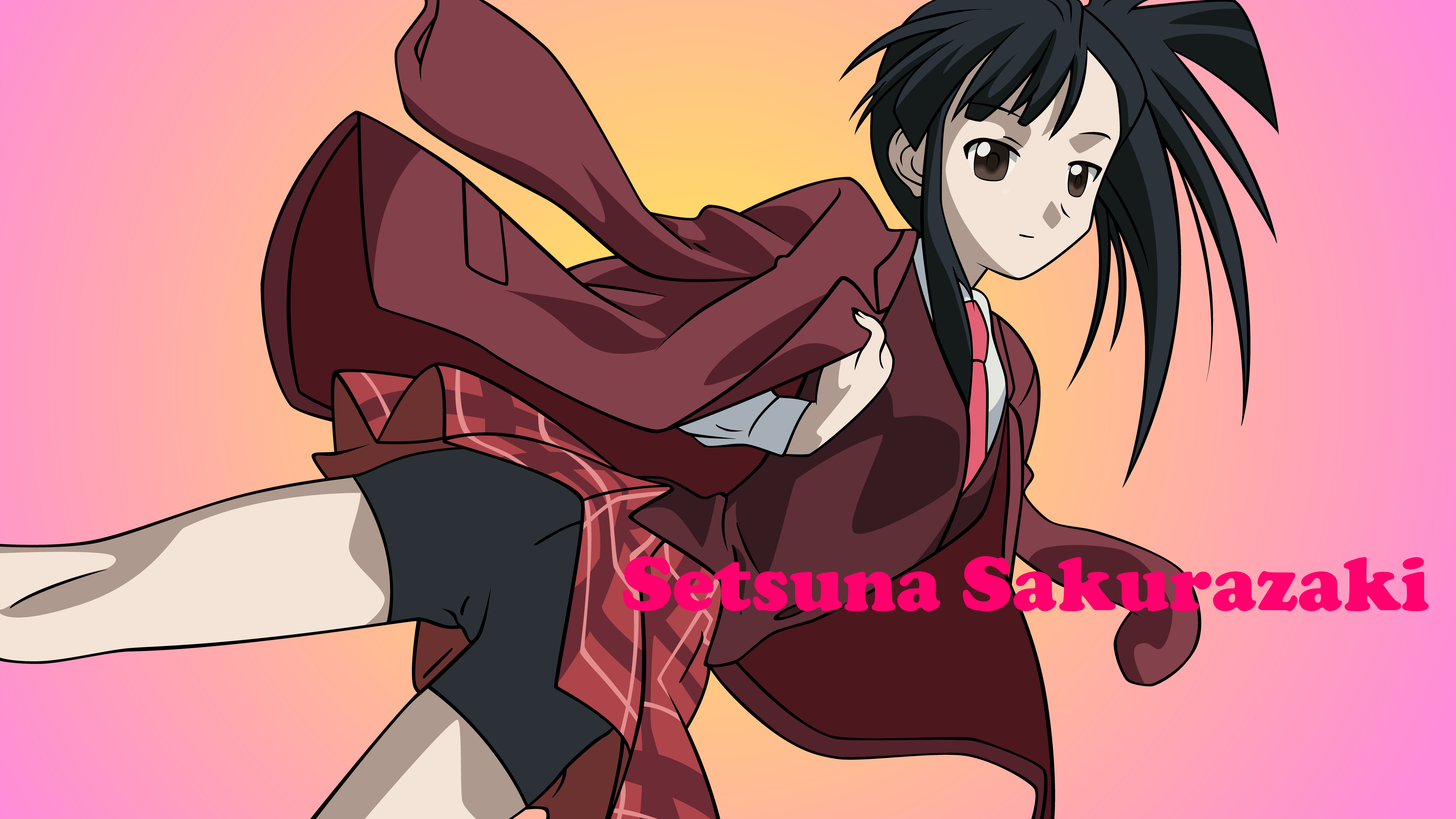 Laden Sie das Animes, Mahô Sensei Negima!, Setsuna Sakurazaki-Bild kostenlos auf Ihren PC-Desktop herunter