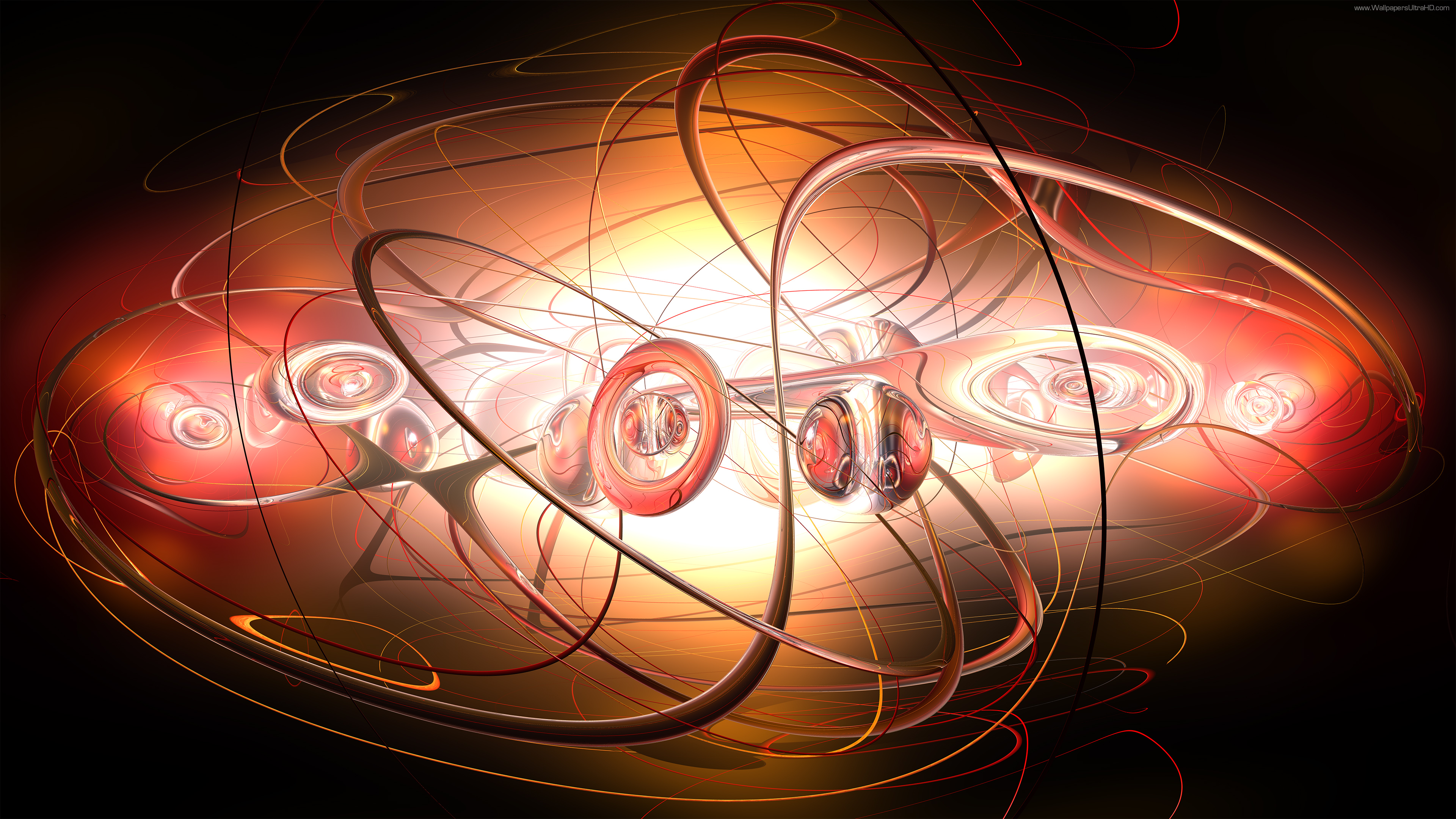 Download mobile wallpaper Abstract, 3D, Sphere, Swirl for free.