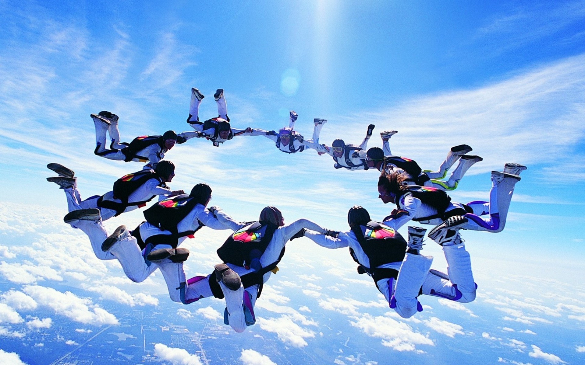 sports, skydiving