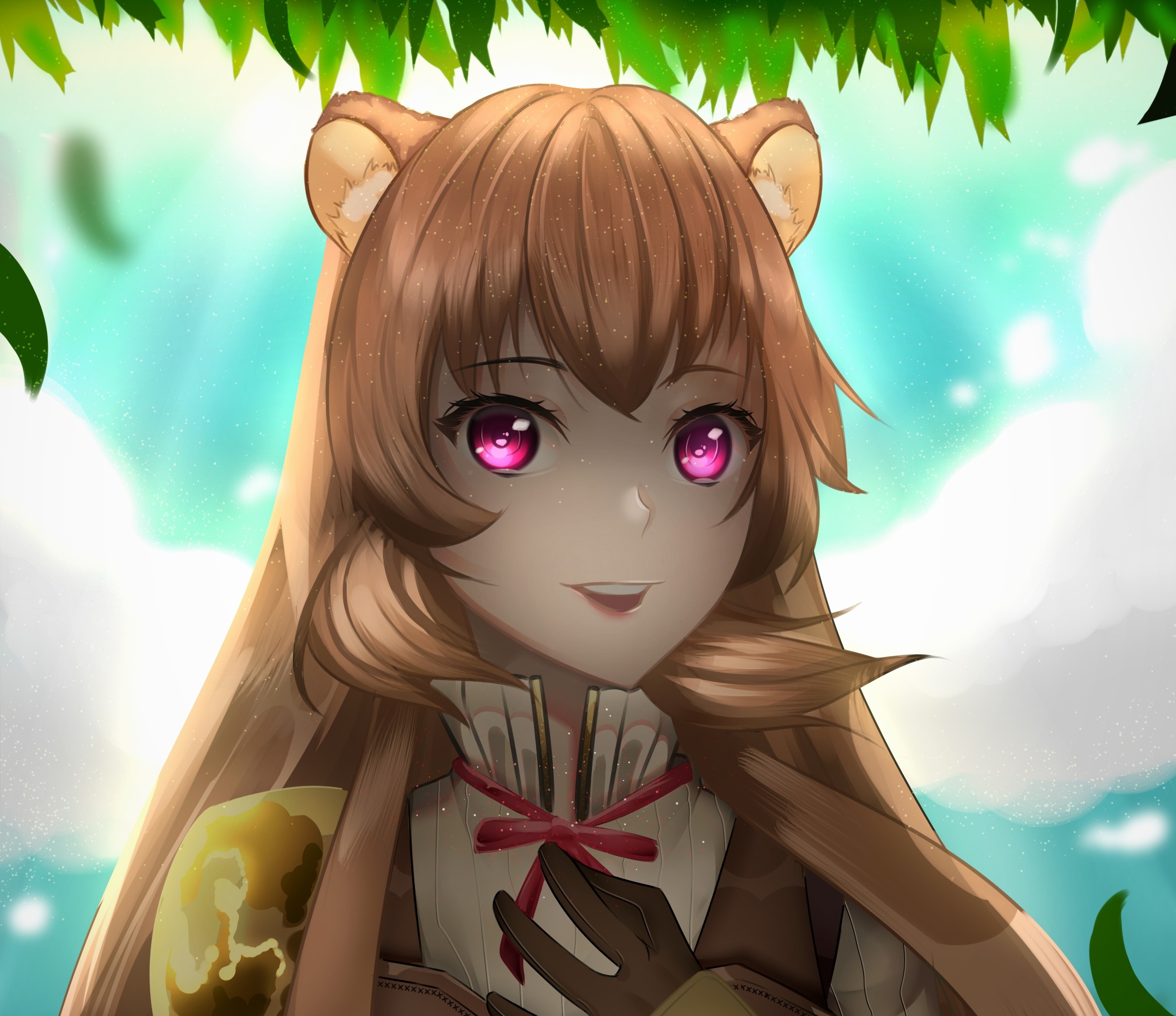 Free download wallpaper Anime, Brown Hair, Pink Eyes, Raphtalia (The Rising Of The Shield Hero), The Rising Of The Shield Hero on your PC desktop