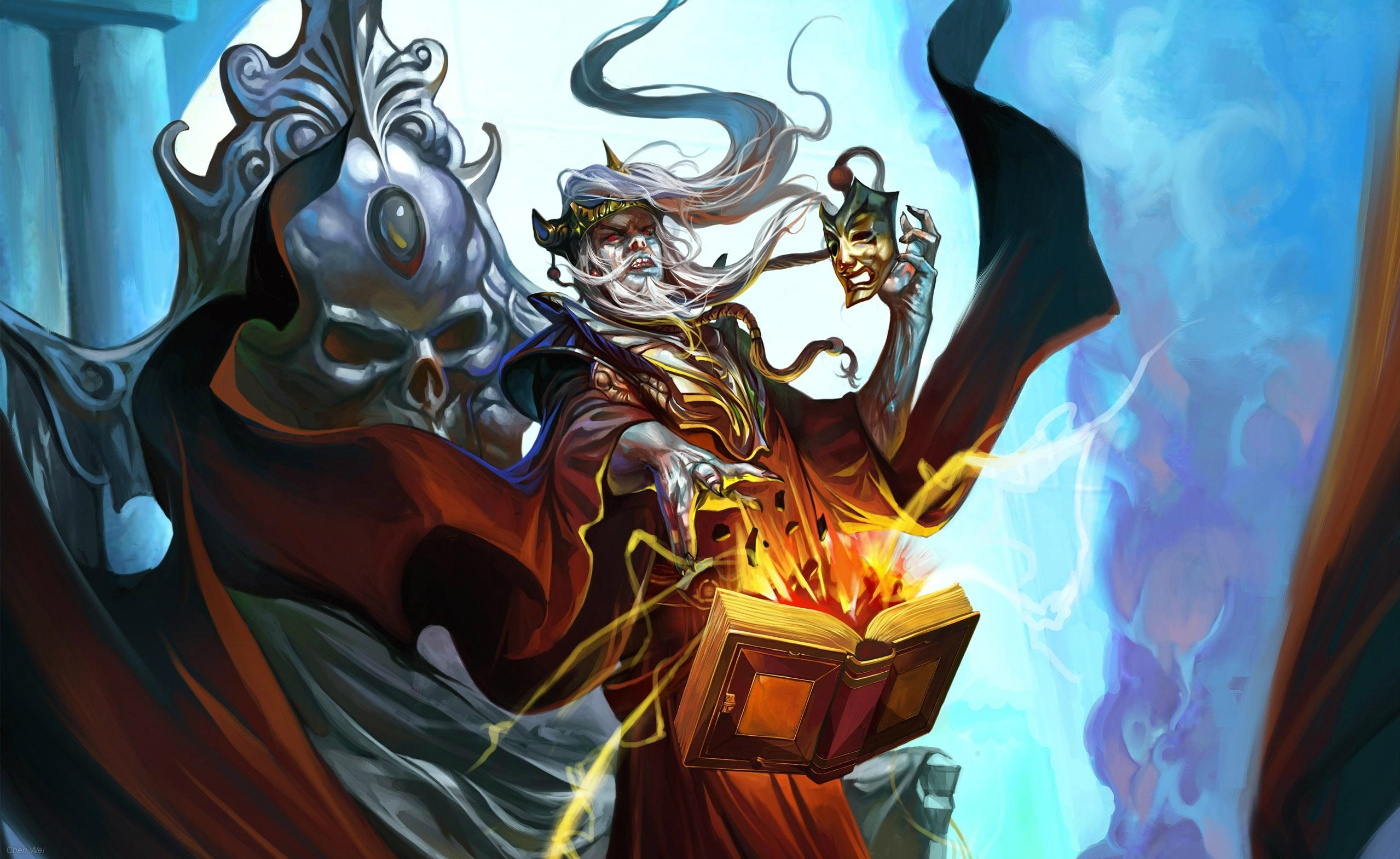 Download mobile wallpaper Fantasy, Sorcerer for free.