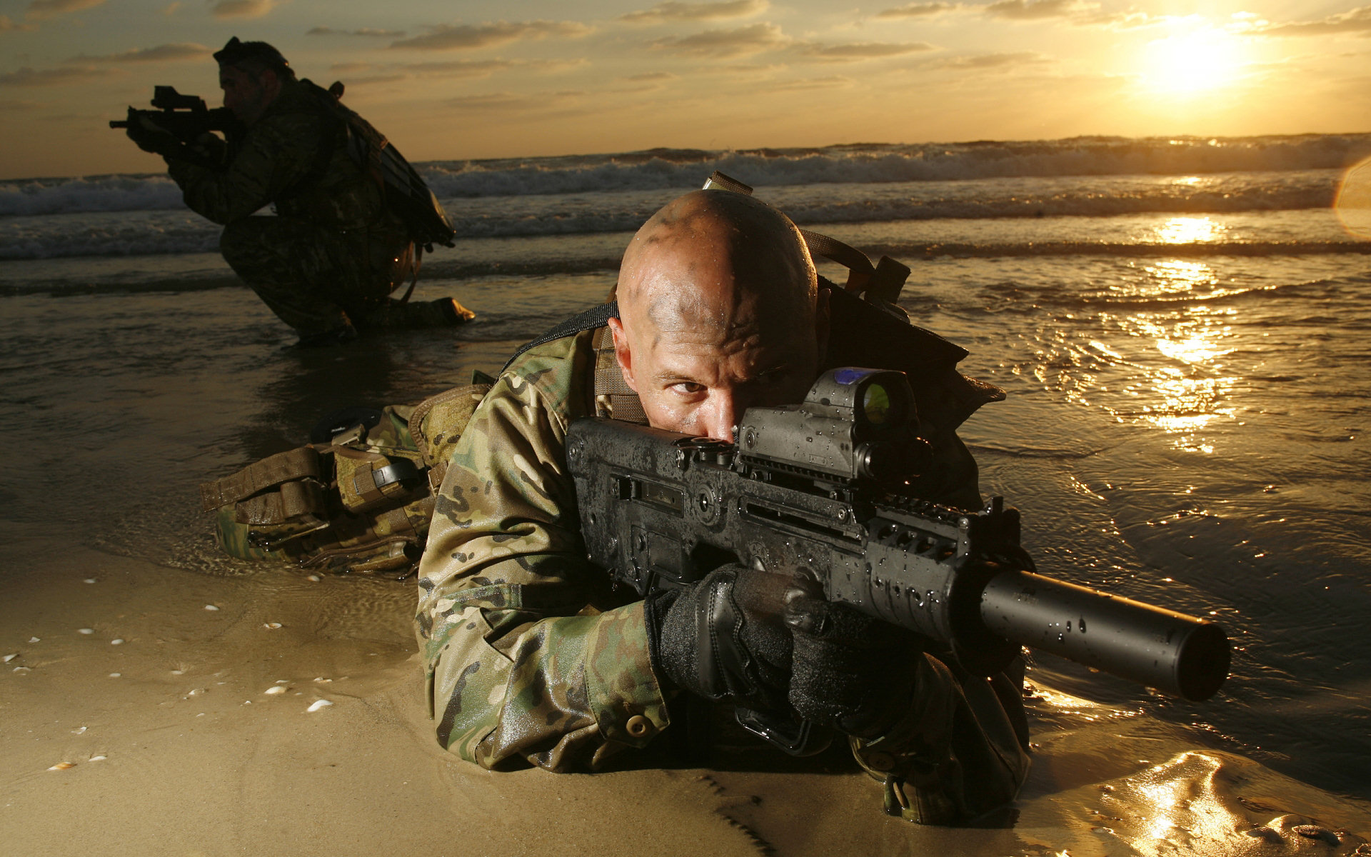 Download mobile wallpaper Weapon, Military, Soldier, Gun for free.