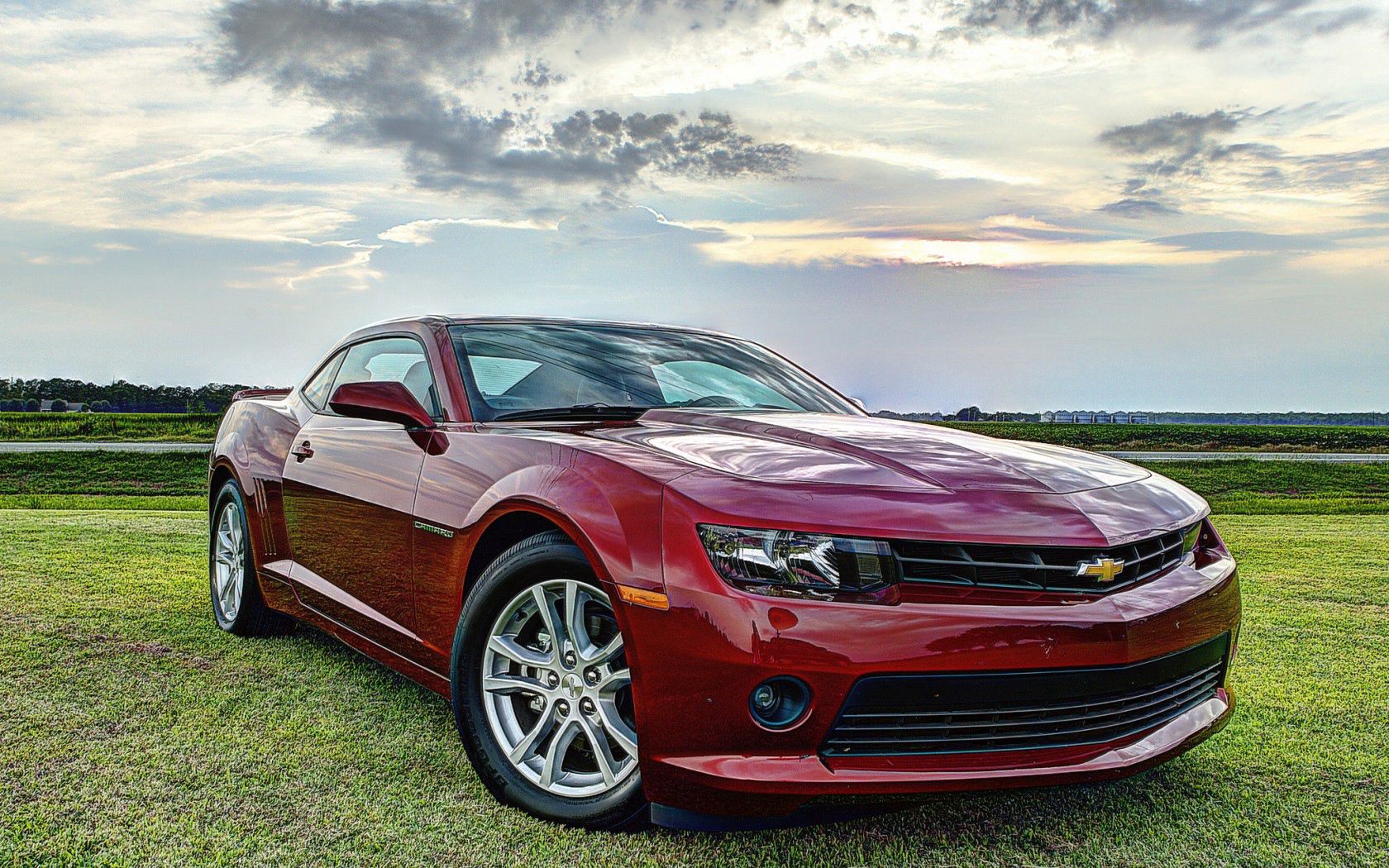 Windows Backgrounds chevrolet, nature, cars, side view, camaro