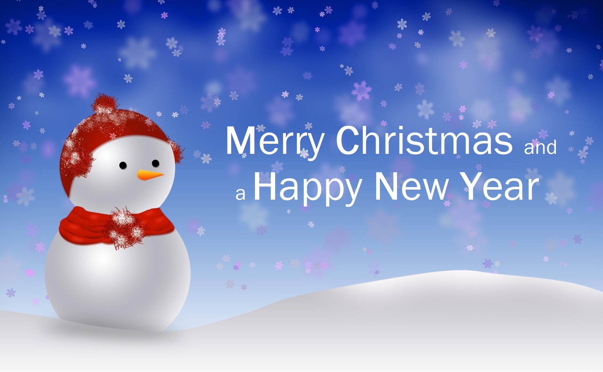 Download mobile wallpaper Snowman, Christmas, Holiday, Merry Christmas, Happy New Year for free.