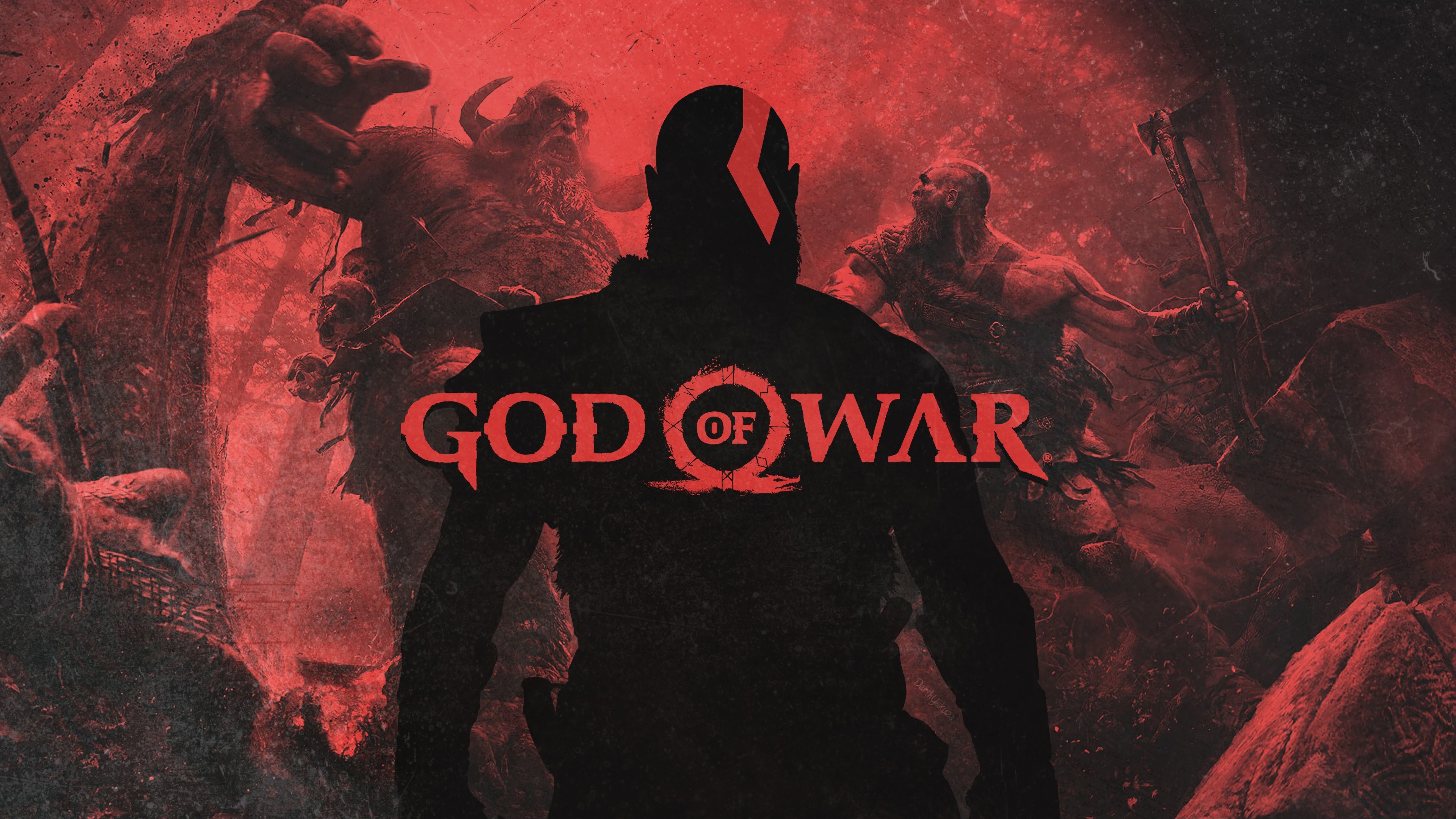 kratos (god of war), god of war, video game, god of war (2018) Full HD
