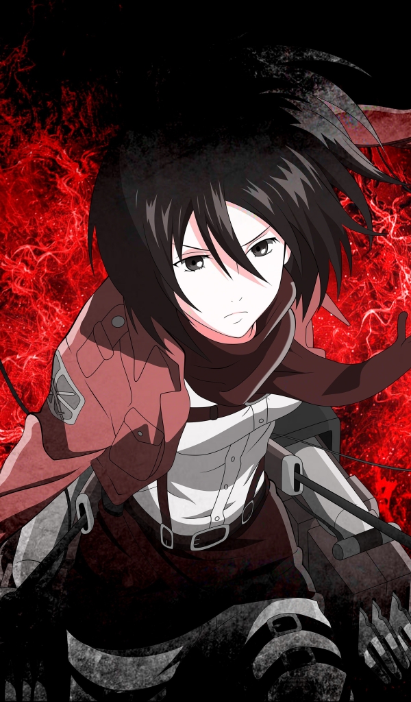 Handy-Wallpaper Animes, Mikasa Ackermann, Attack On Titan kostenlos herunterladen.