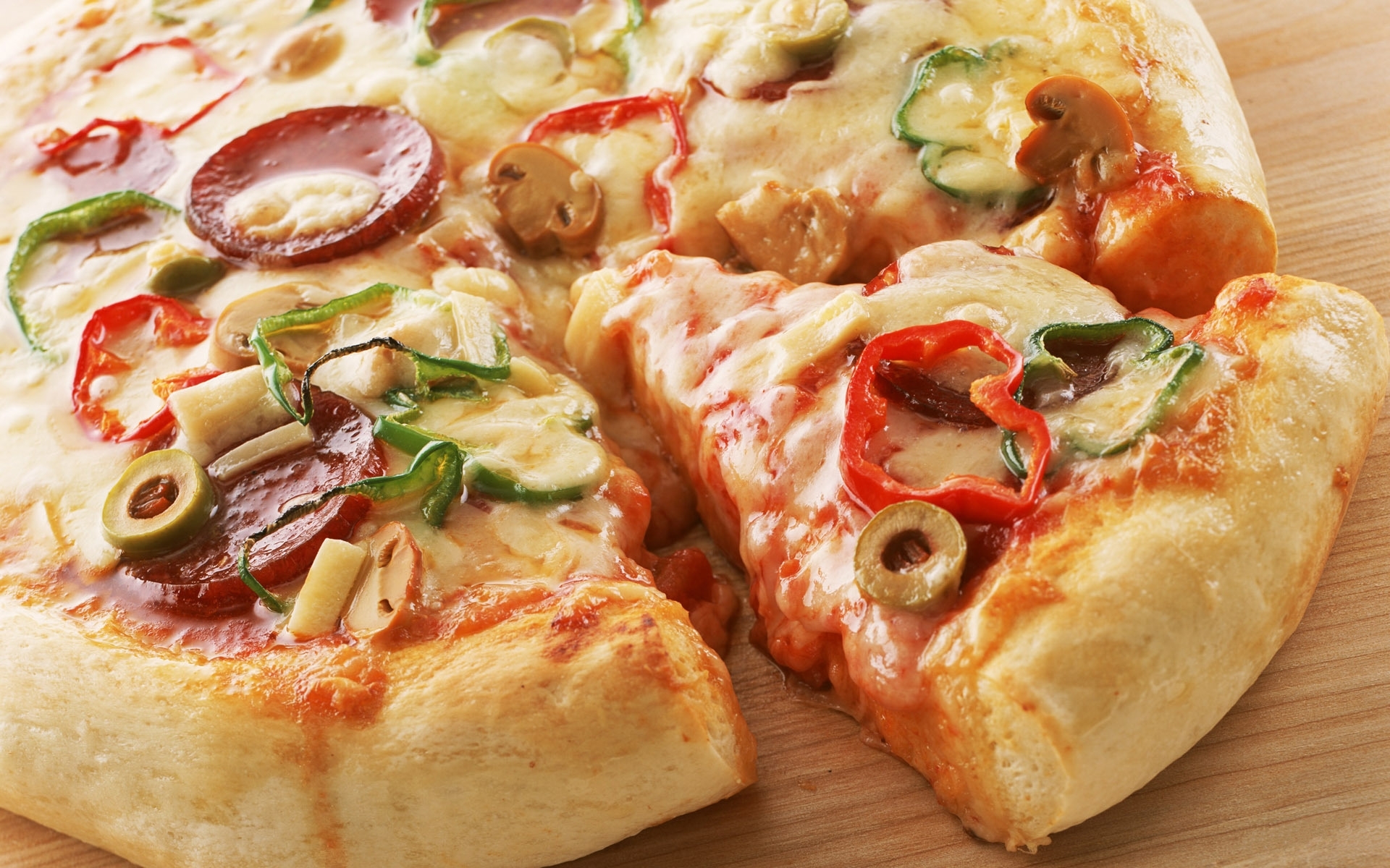 46973 скачать картинку пицца (pizza), еда, оранжевые - обои и заставки бесплатно
