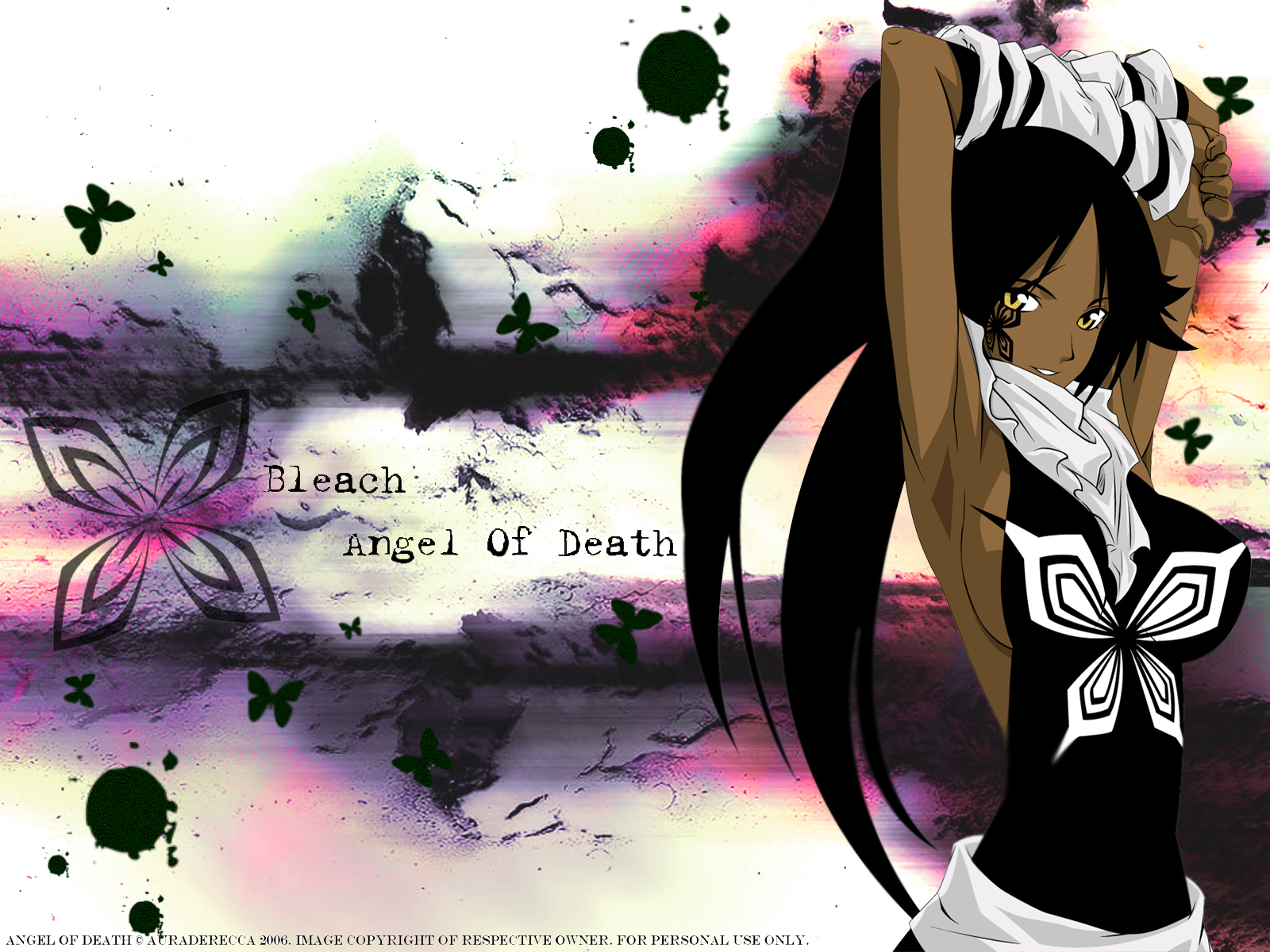 Handy-Wallpaper Yoruichi Shihoin, Bleach, Animes kostenlos herunterladen.