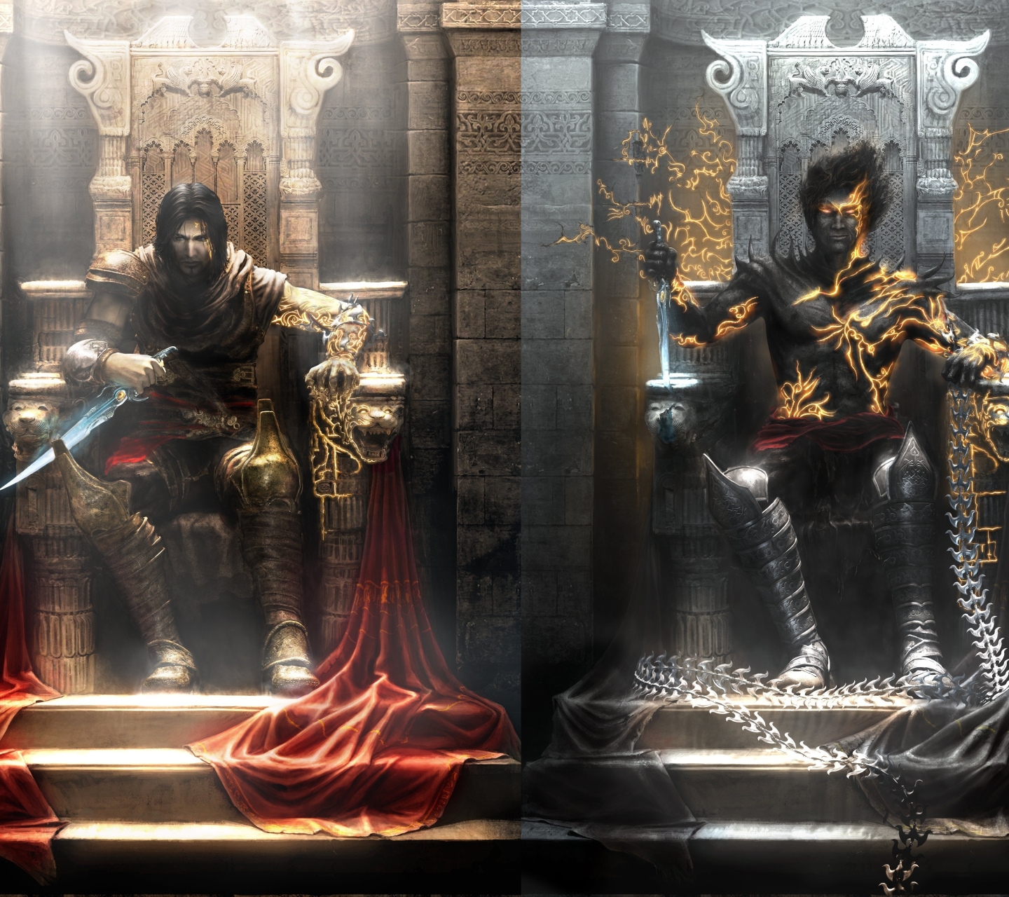 Wallpaper Full HD video game, prince of persia: the two thrones, prince of persia
