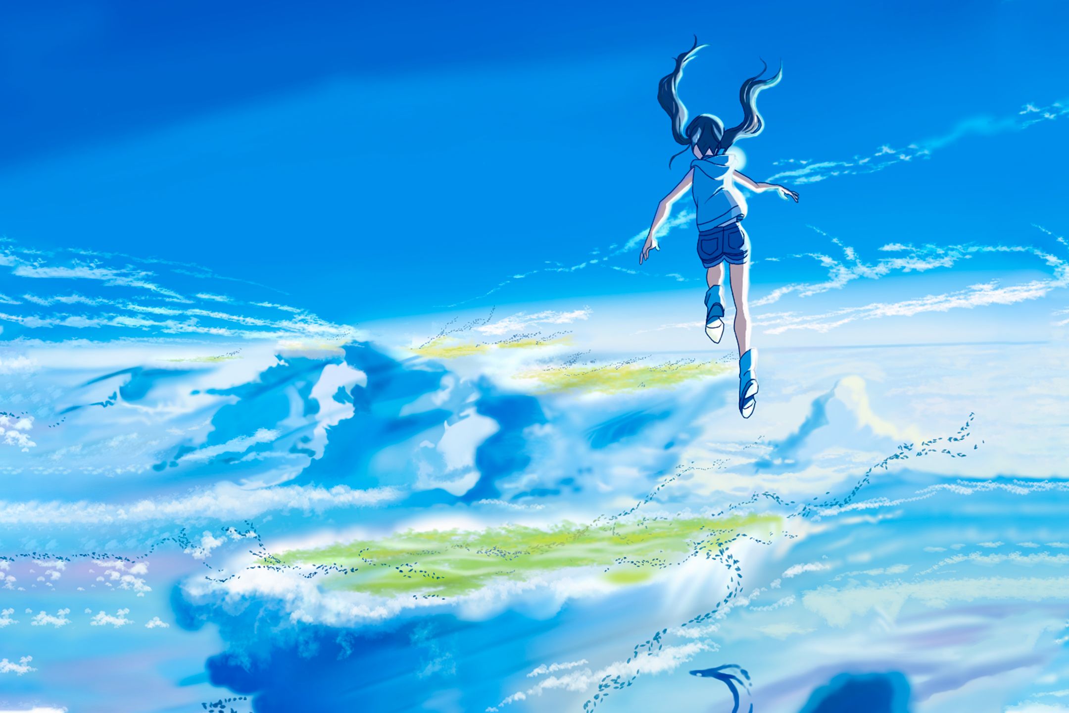 Free download wallpaper Anime, Cloud, Weathering With You, Tenki No Ko on your PC desktop