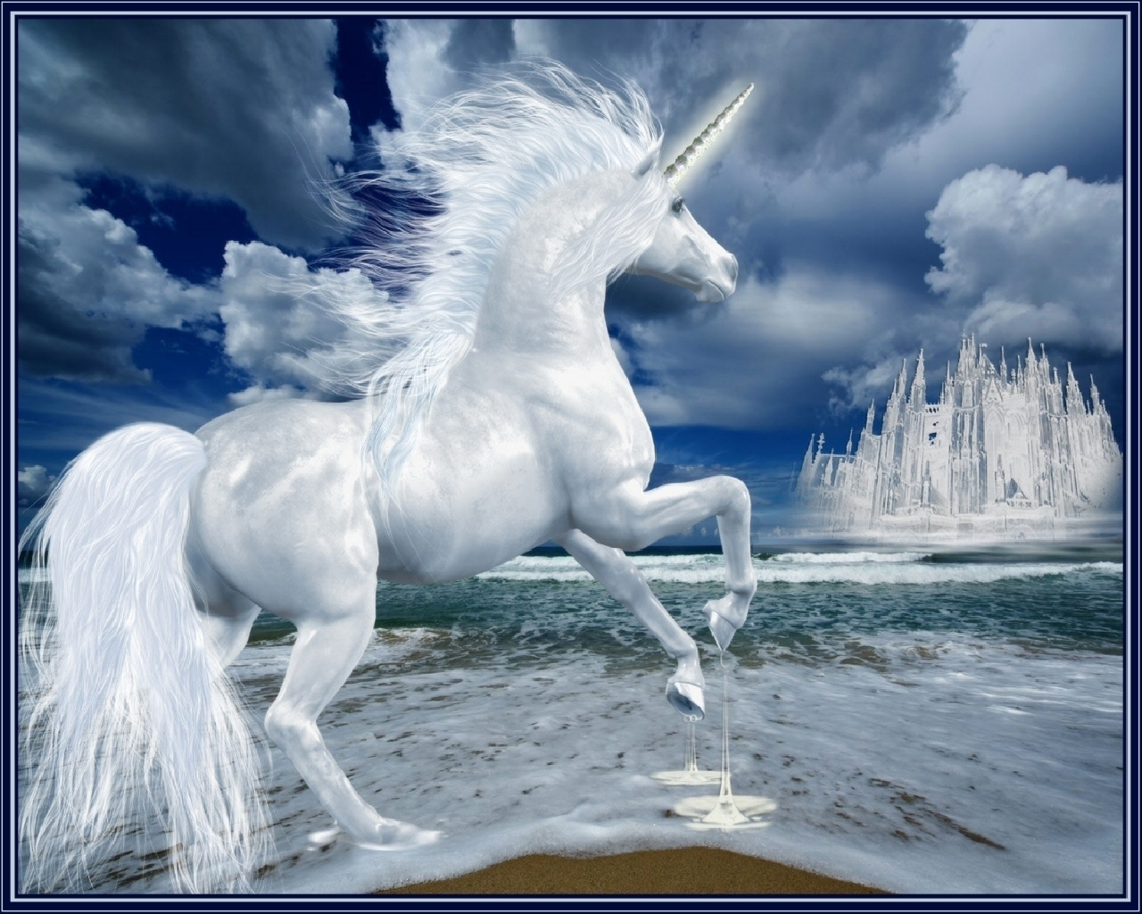 unicorn, fantasy