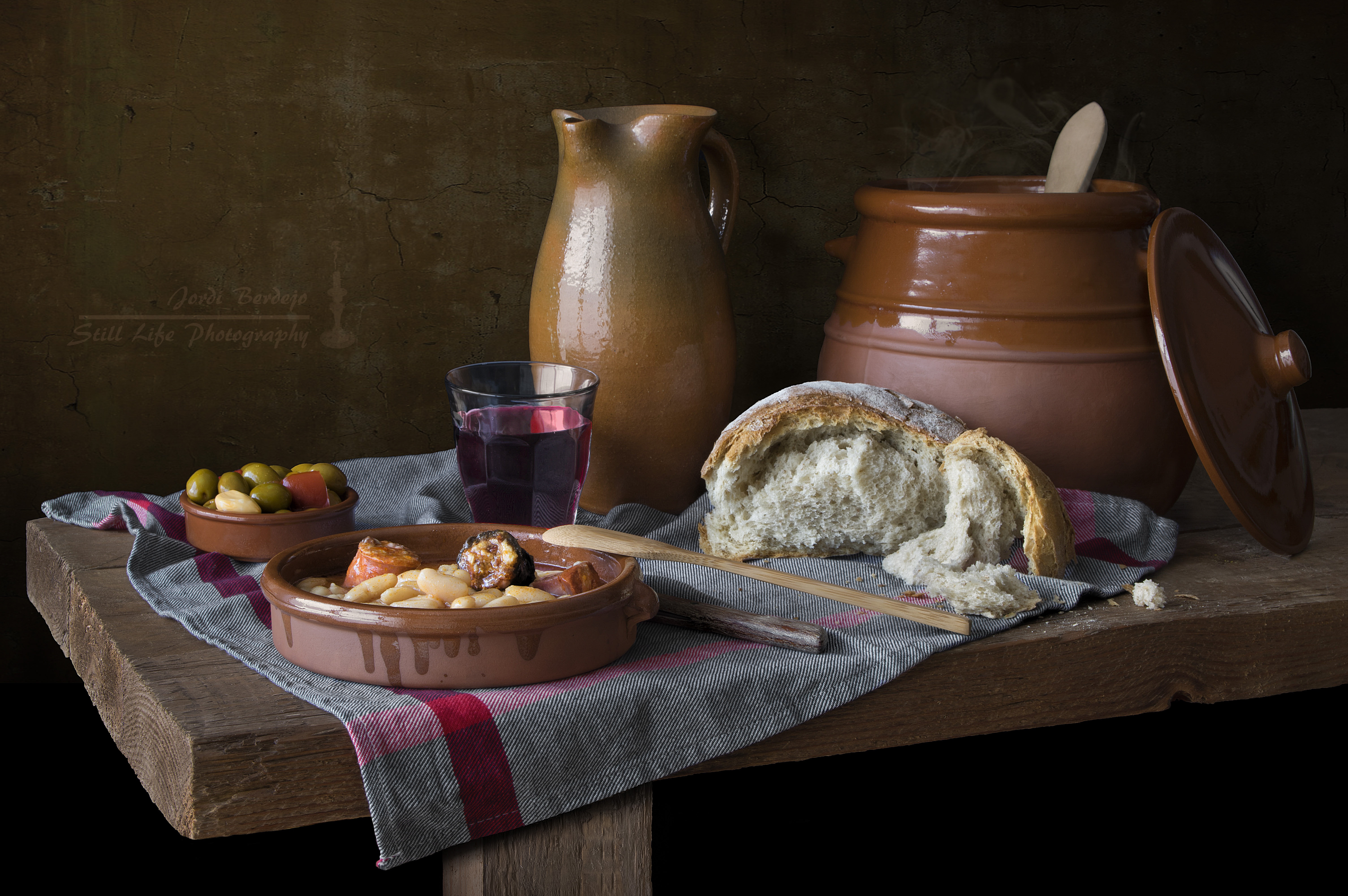 Download mobile wallpaper Food, Still Life, Bread, Wine for free.